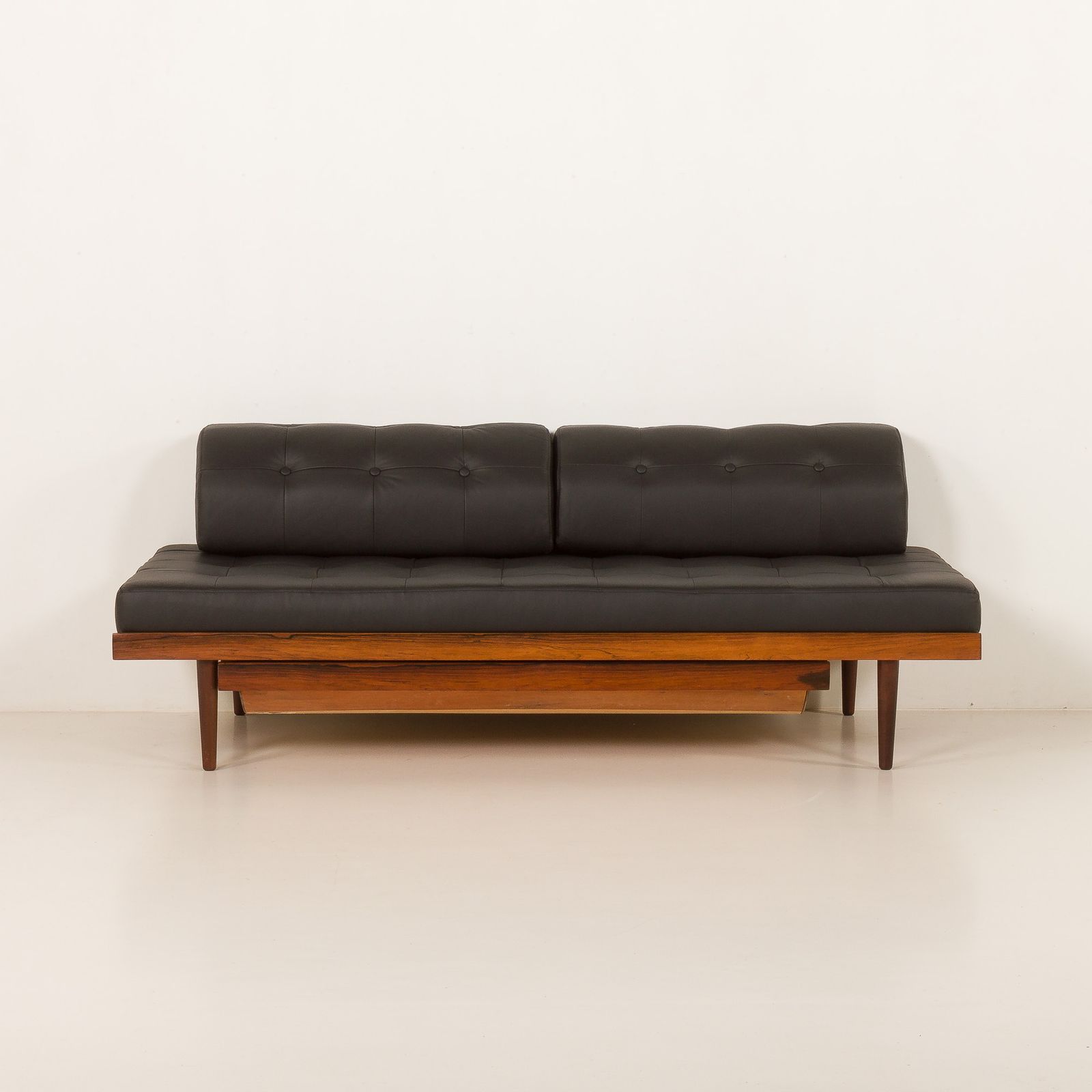 Danish Mid Century Rosewood Daybed With Hidden Duvet Compartment And Loose Cushions, 1960s photo furniture