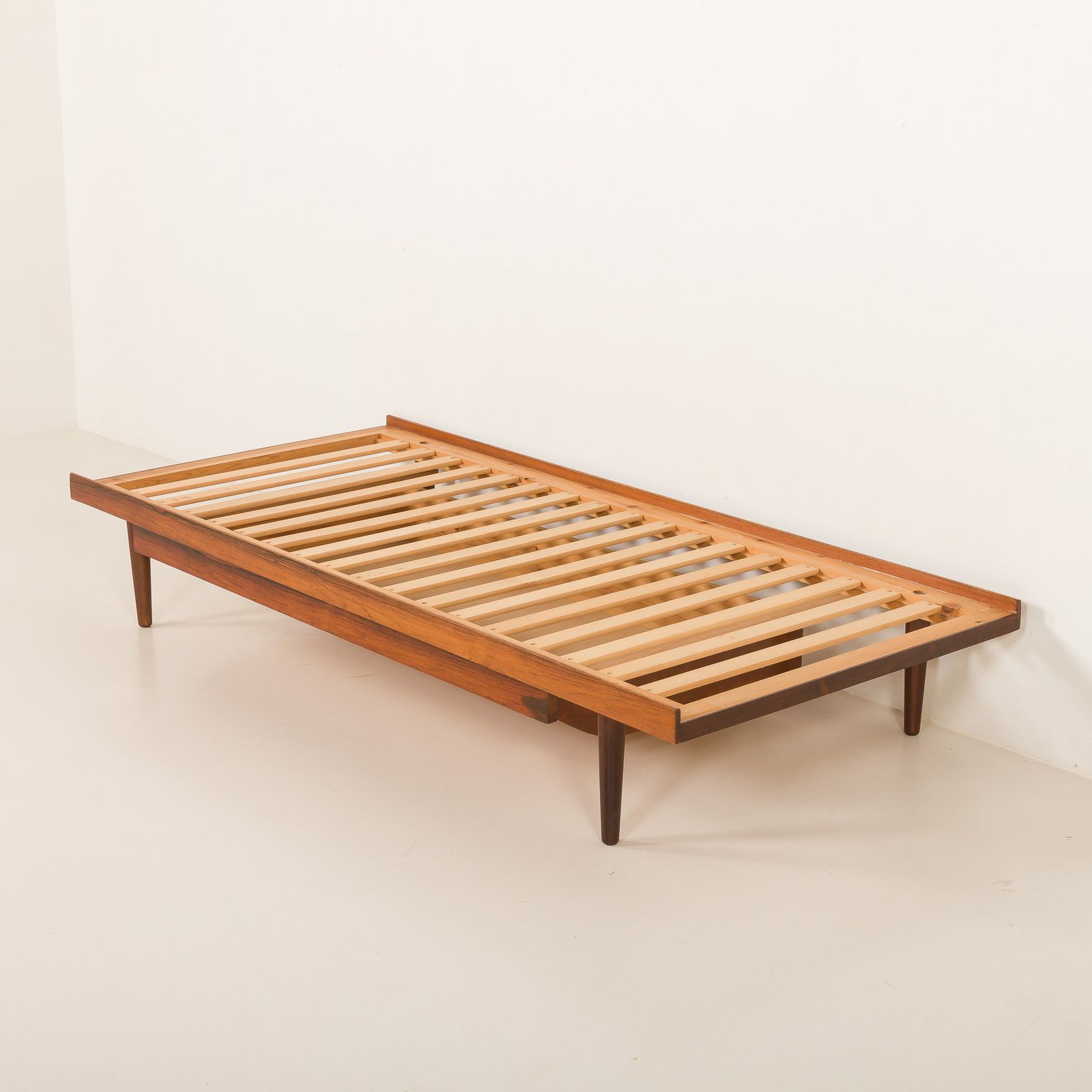 photo buy Danish Mid Century Rosewood Daybed With Hidden Duvet Compartment And Loose Cushions, 1960s