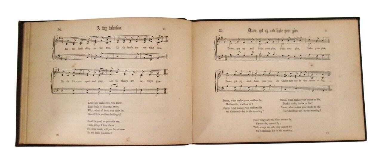 Rare C1867 Rhymes Jingles And Songs By J. S Laurie & Thomas Murby, Victorian Nurseries Infant Schools, Antique Laurie's Song Book, Third Edt photo 80.0