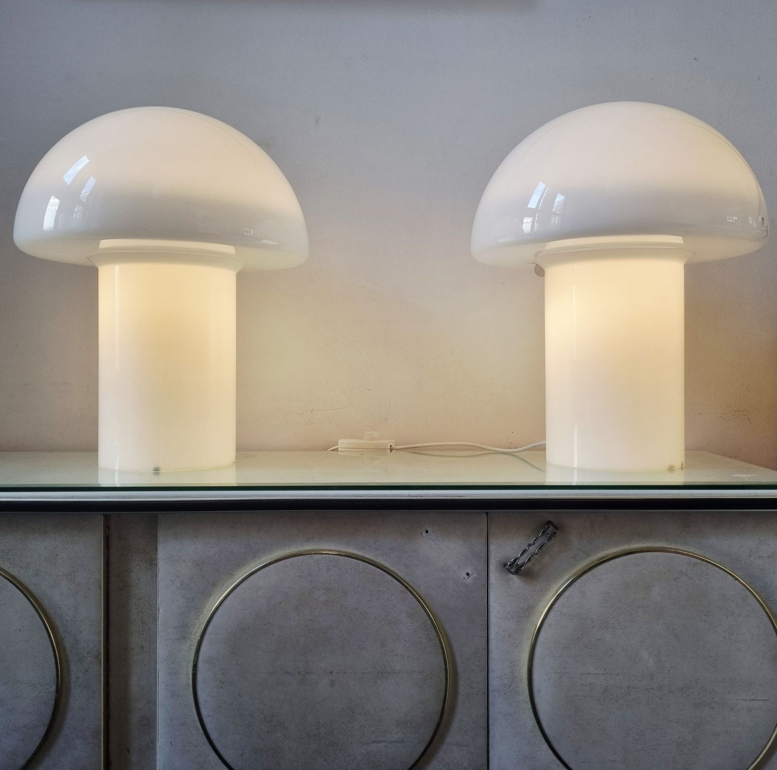 photo vinterior Lido Lamps From Peill & Putzler, 1960s, Set Of 2