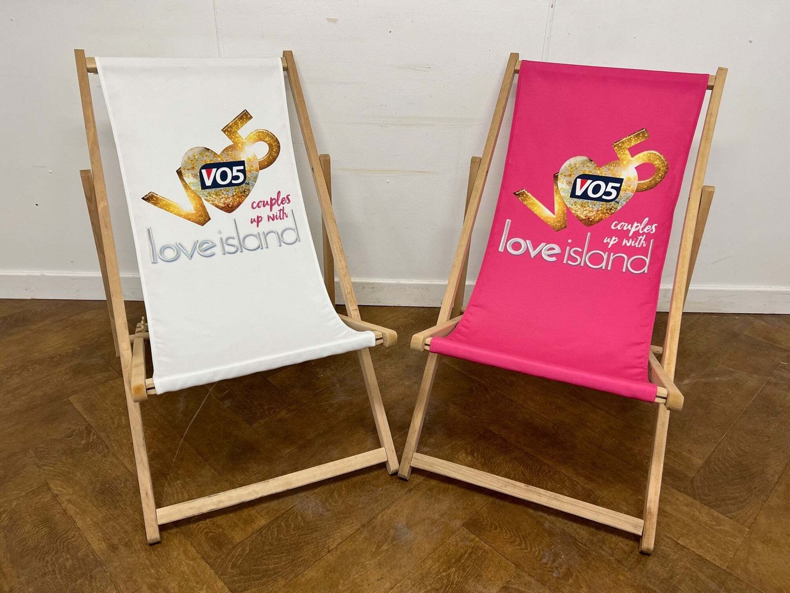 Vo5 Love Island Canvas Deck Chairs