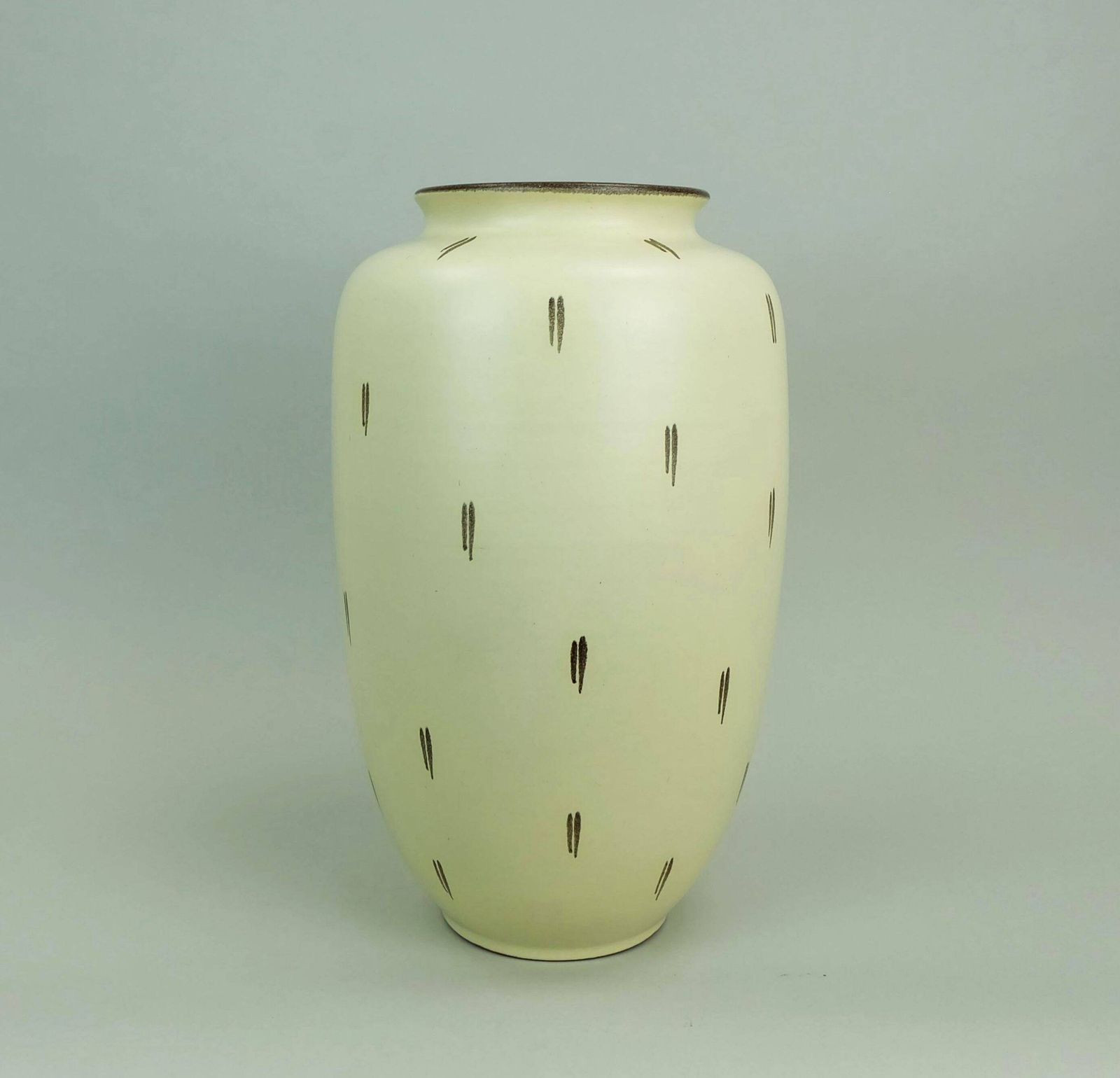 Large Mid Century Ceramic Floor Vase 1950s Fritz Van Daalen, Model 81/10a photo for sale