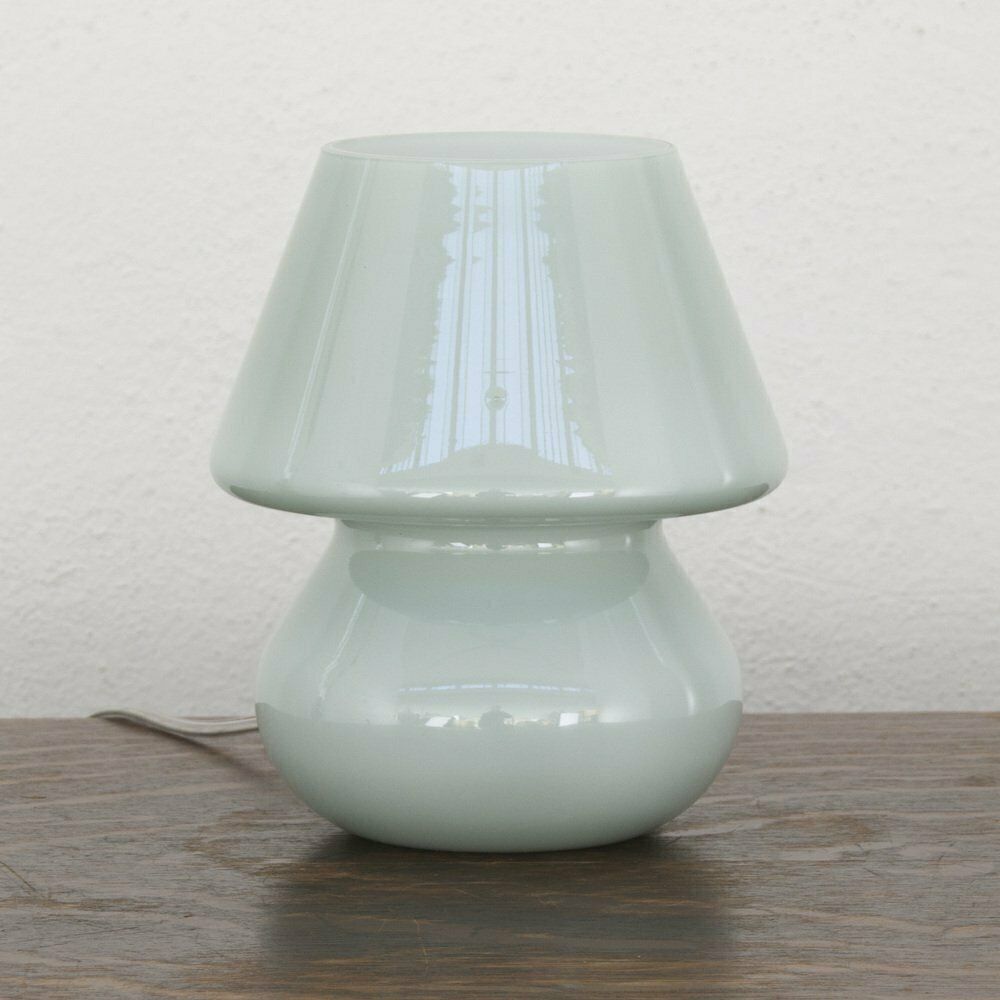 Italian Murano Glass Mushroom Lamps, 1990s, Set Of 2 photo vinterior