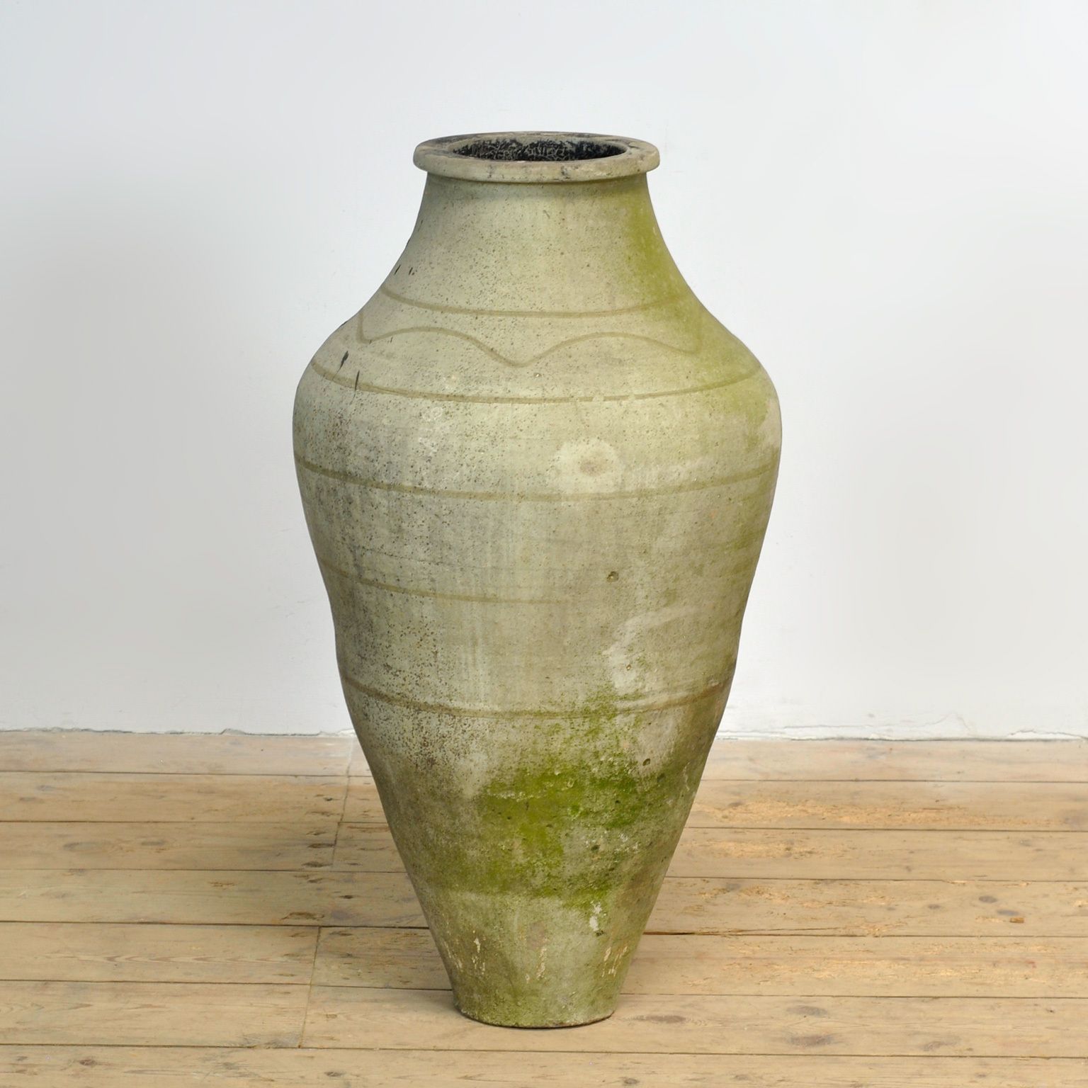 Large Turkish Stone Olive Oil Jar