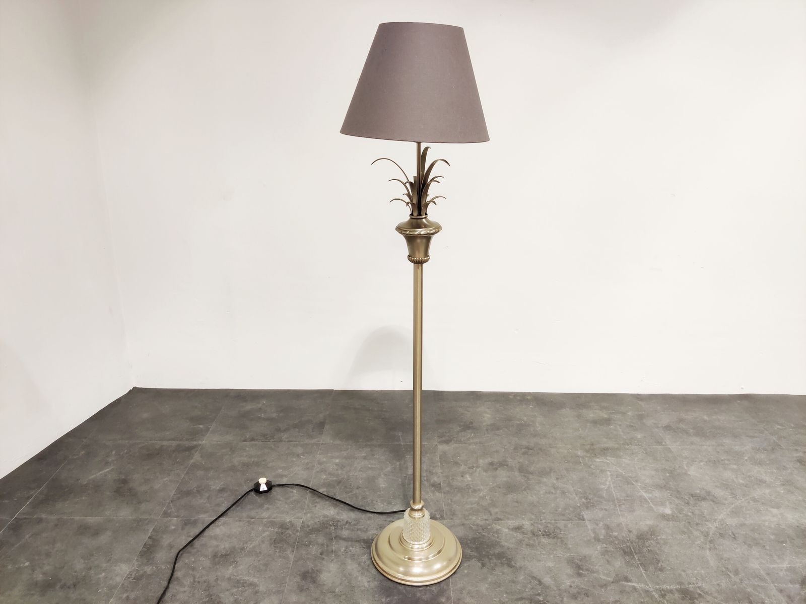 Vintage Pineapple Leaf Floorlamp, 1970s