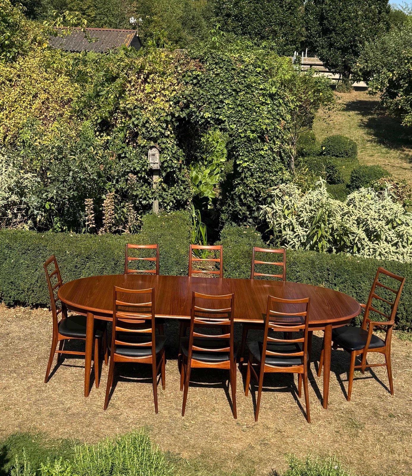 Mid Century Teak Dining Chairs By  Niels Koefoed Denmark 1960 Set Of 8 photo for sale
