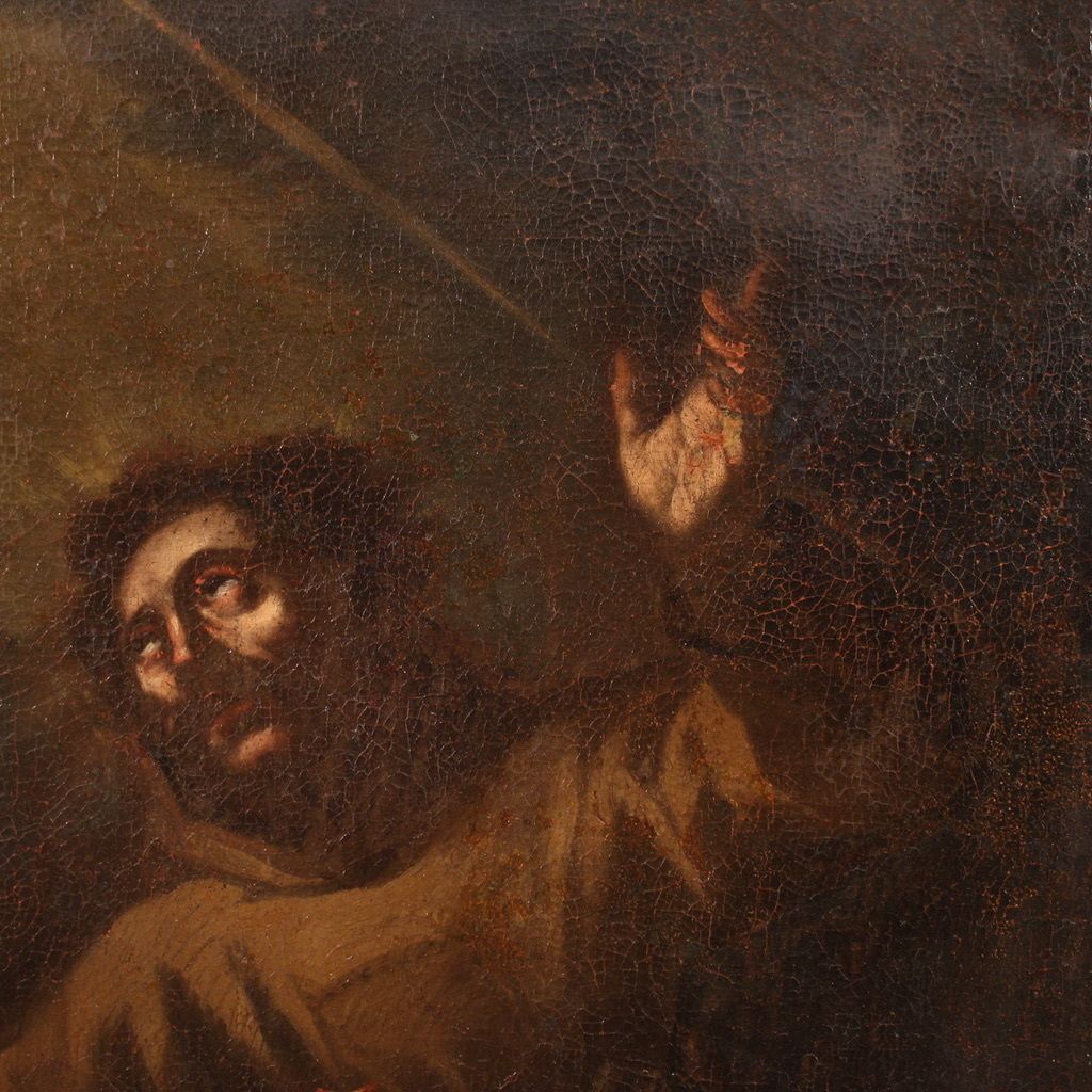 17th Century Religious Painting, Saint Francis Of Assisi photo 4200.0