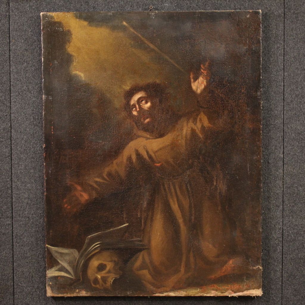 photo buy 17th Century Religious Painting, Saint Francis Of Assisi