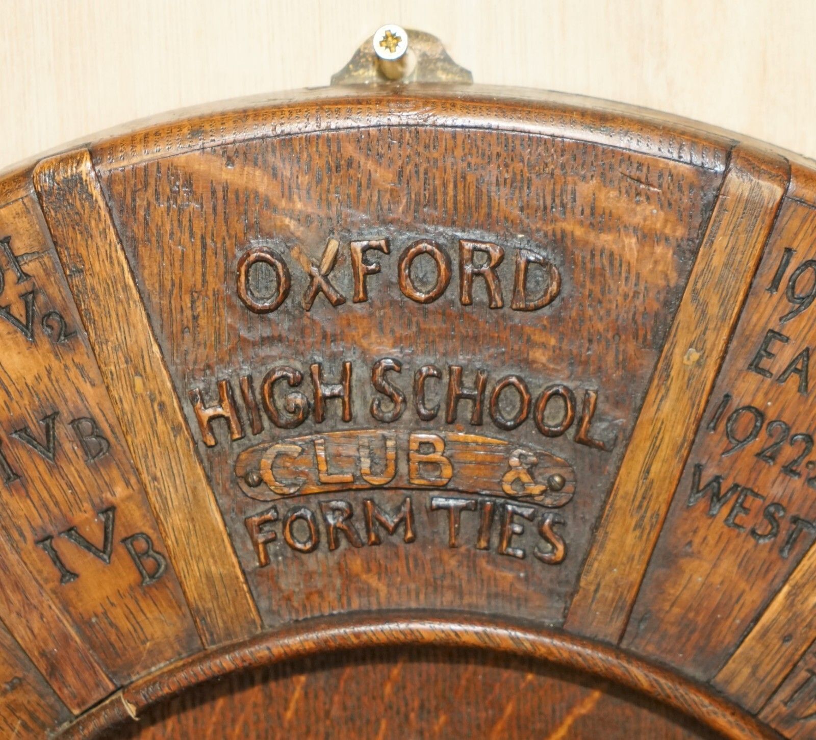 Home Decor Antique Oxford Ladies High School Hockey Presentation Winners Plaque Must See photo