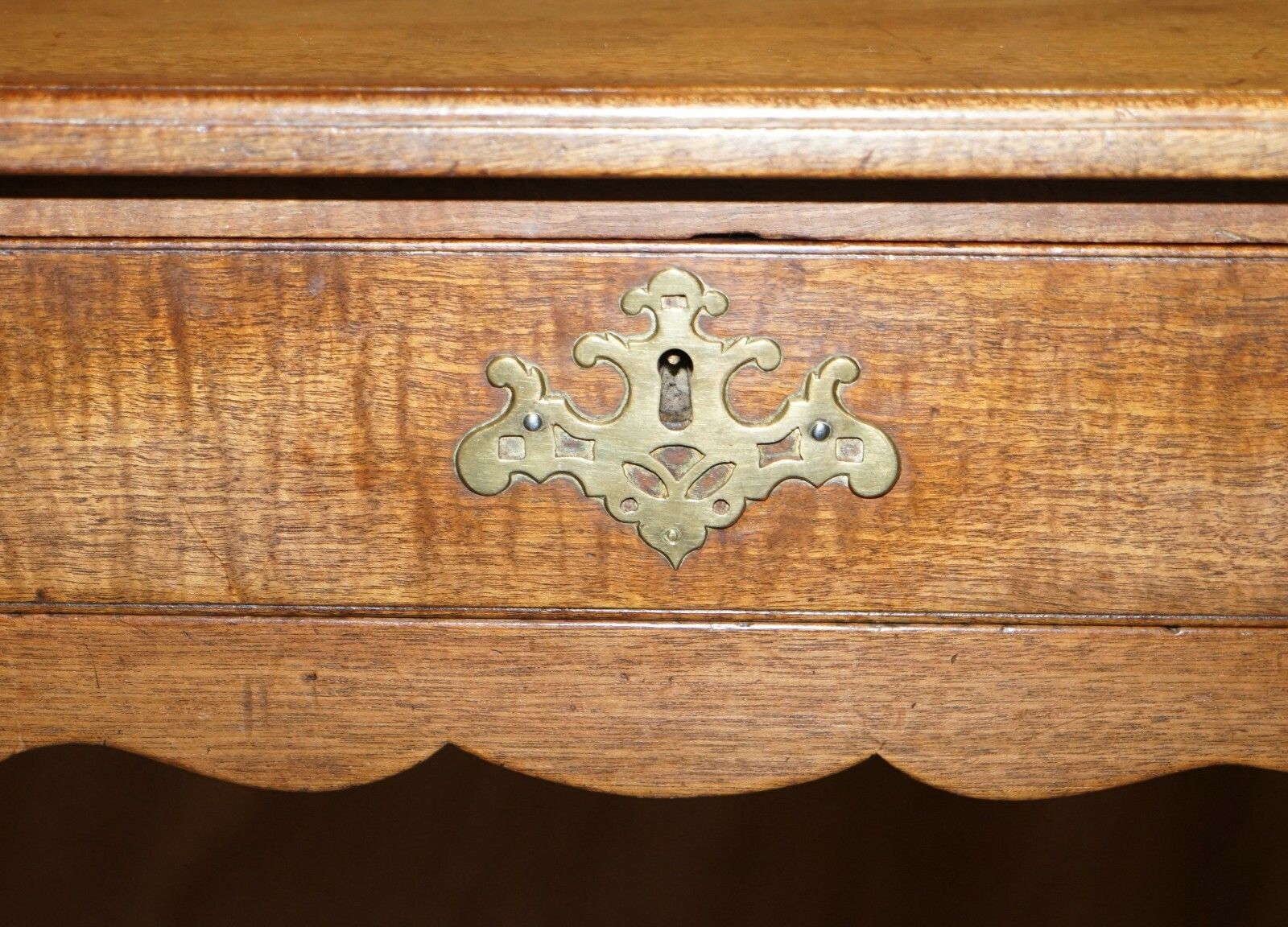 Antique George III Side Table Circa 1760 Very Heavy Mahogany Chippendale Carved photo buy
