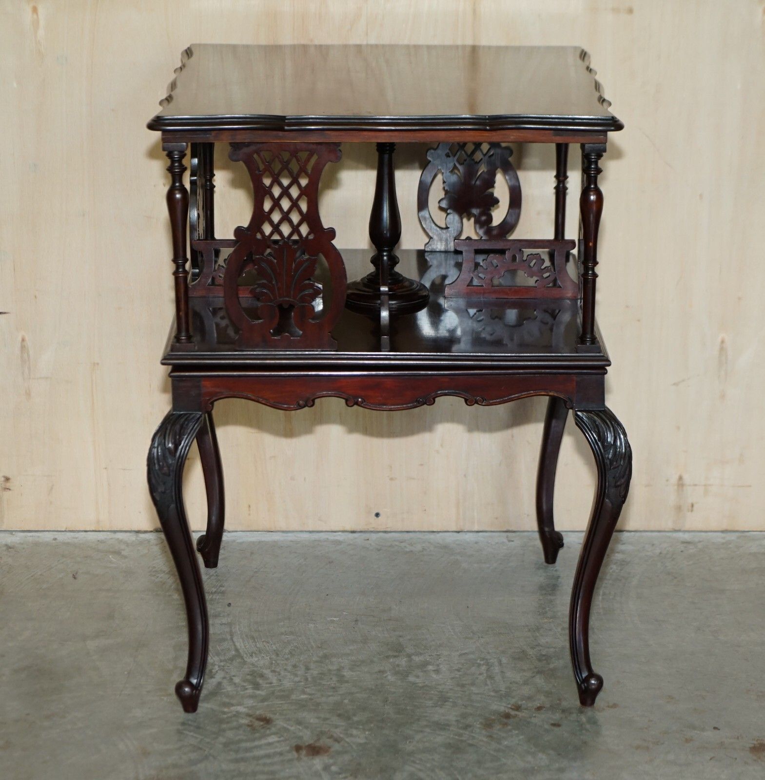 Fine Antique Victorian Aesthetic Movement Mahogany Revolving Bookcase Book Table photo furniture