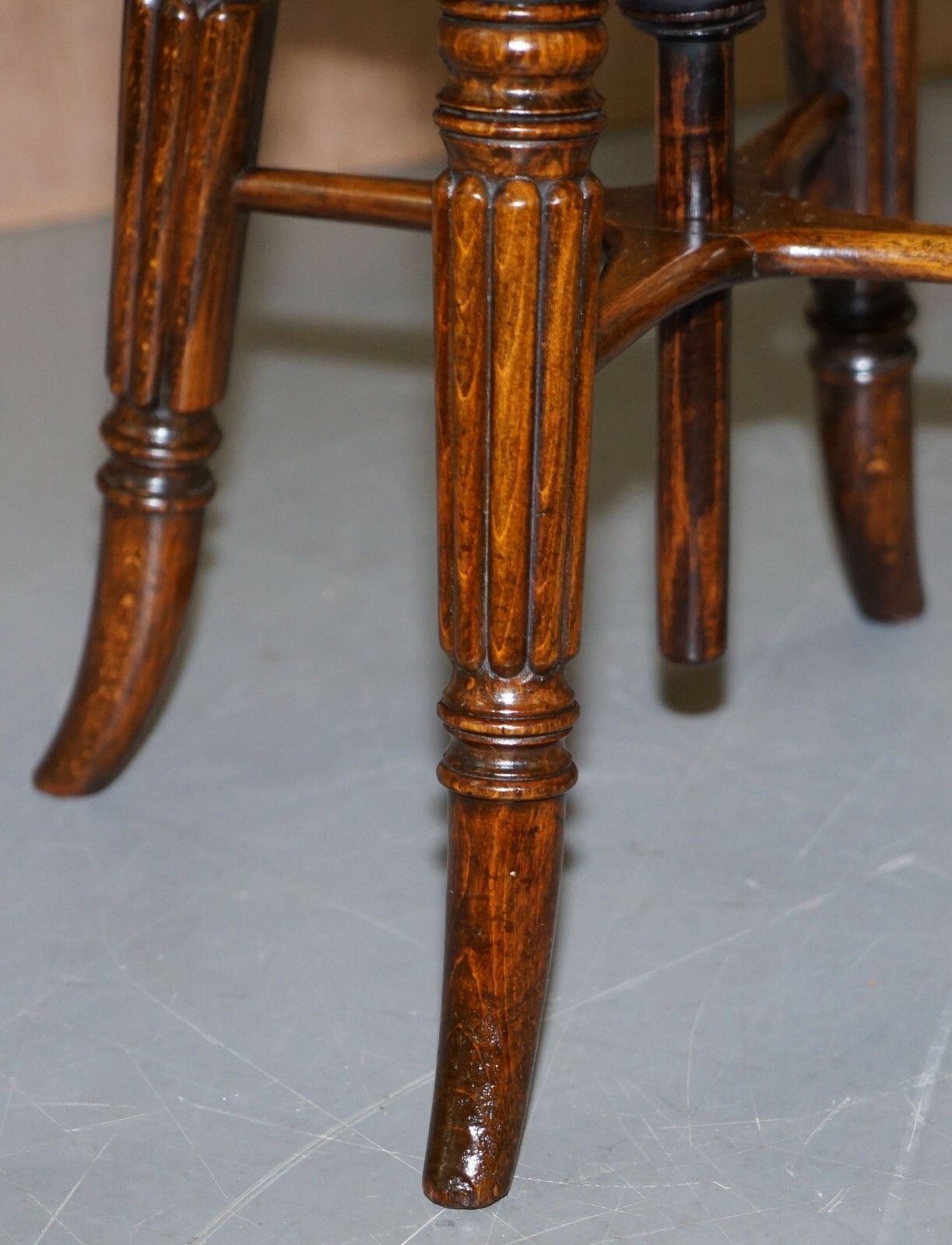 Very Rare Gillows Of Lancaster Regency Rosewood Harpist Height Adjustable Chair photo vintage