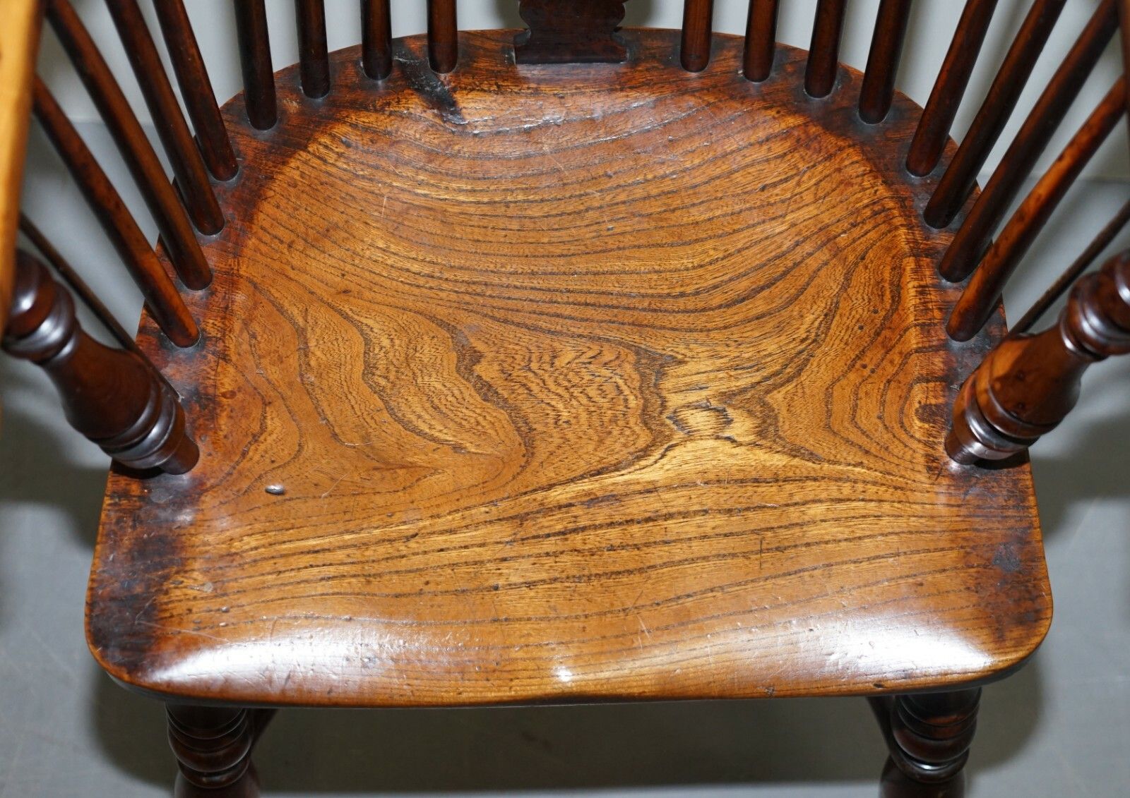 1 Of 6 Burr Yew Wood & Elm Windsor Armchairs Circa 1860 English Country House photo Furniture