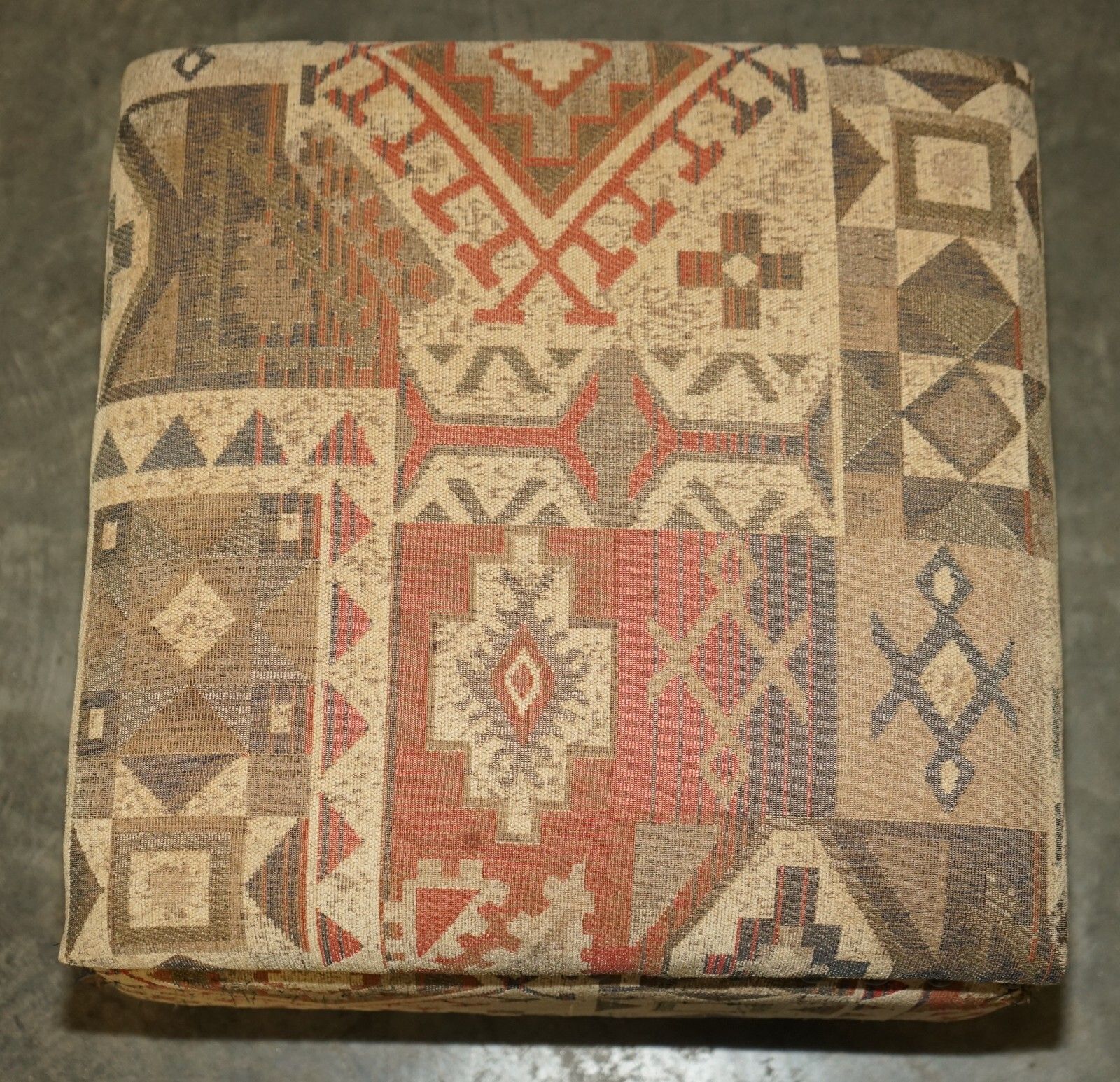 Furniture George Smith Style Kilim Armchair & Ottoman Footstool With Internal Storage photo