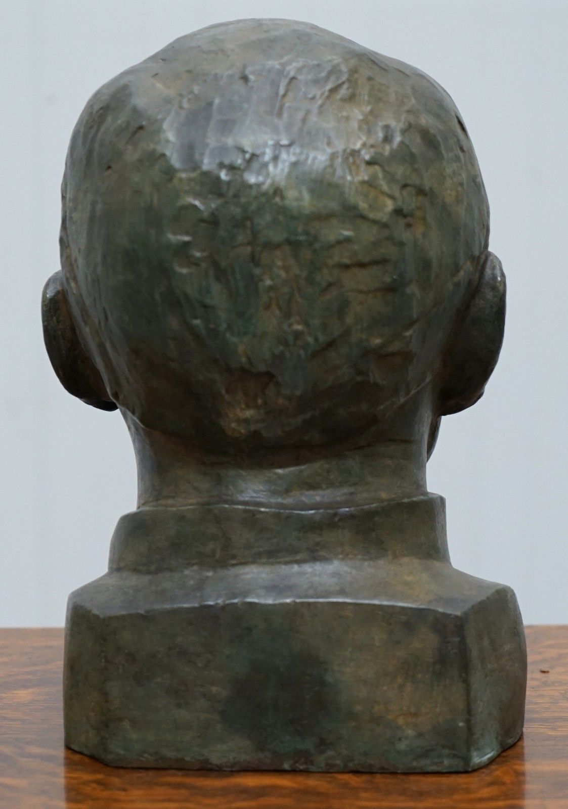 photo for sale Rare 1840 Large Bronze Head Of Russian Priest Labelled James Bourlet & Sons Ltd
