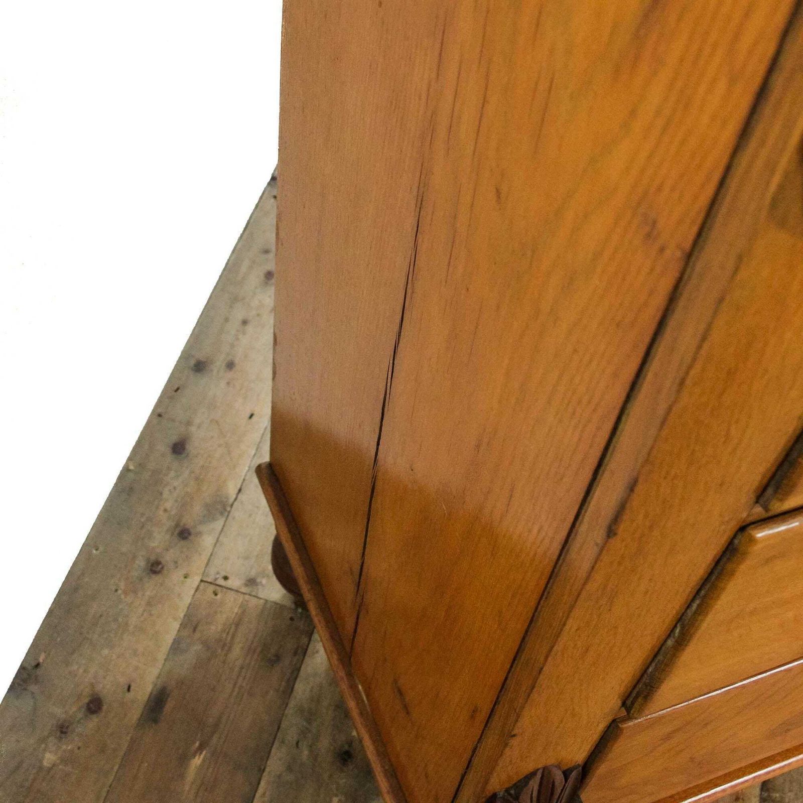 Antique Victorian Oak Straight Front Chest Of Drawers | Antique Storage | Bedroom Drawers | Antique Chest Of Drawer (M 6198) photo vintage