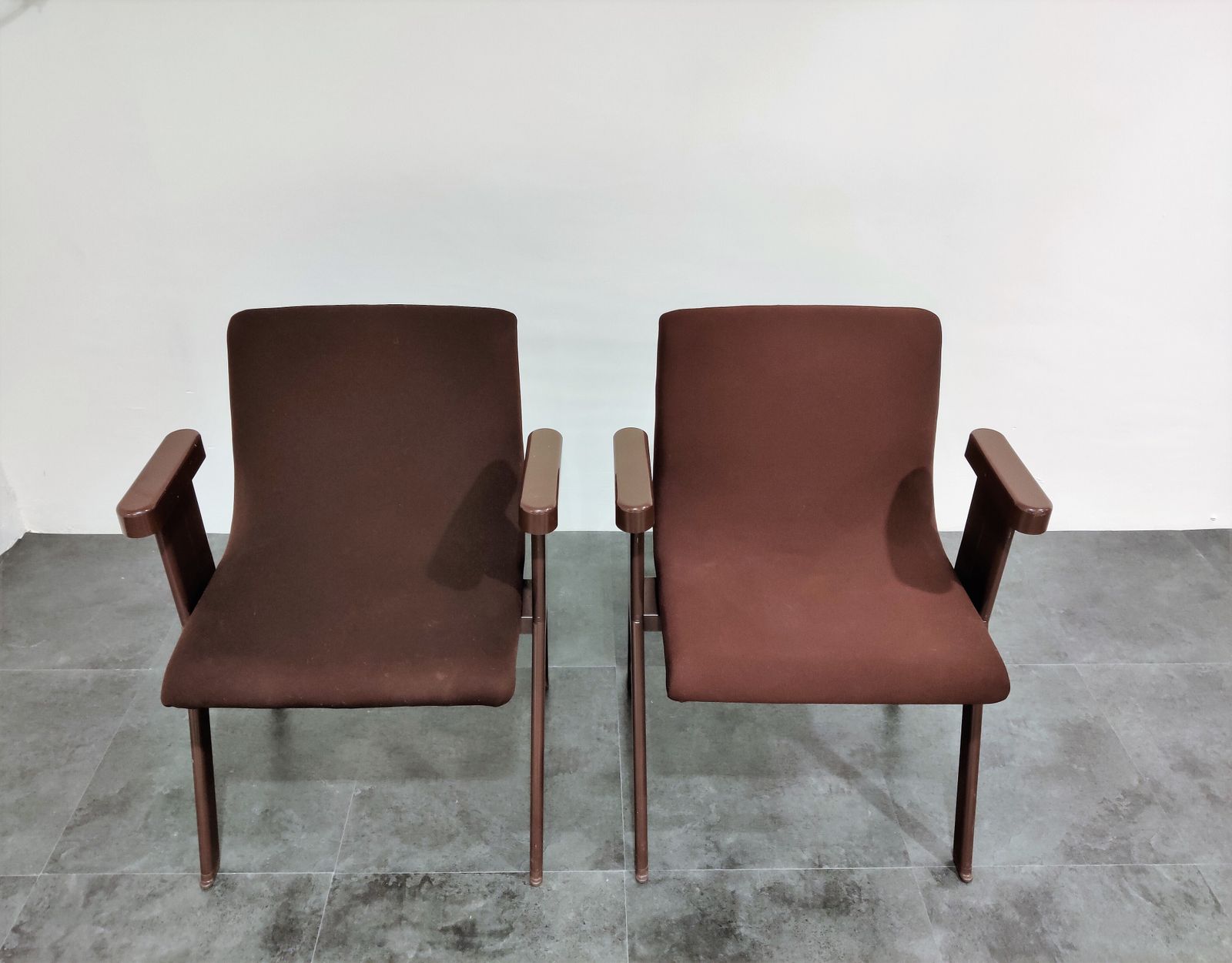 photo for sale Mid Century Armchairs By Ettore Sottsass For Olivetti, 1970s