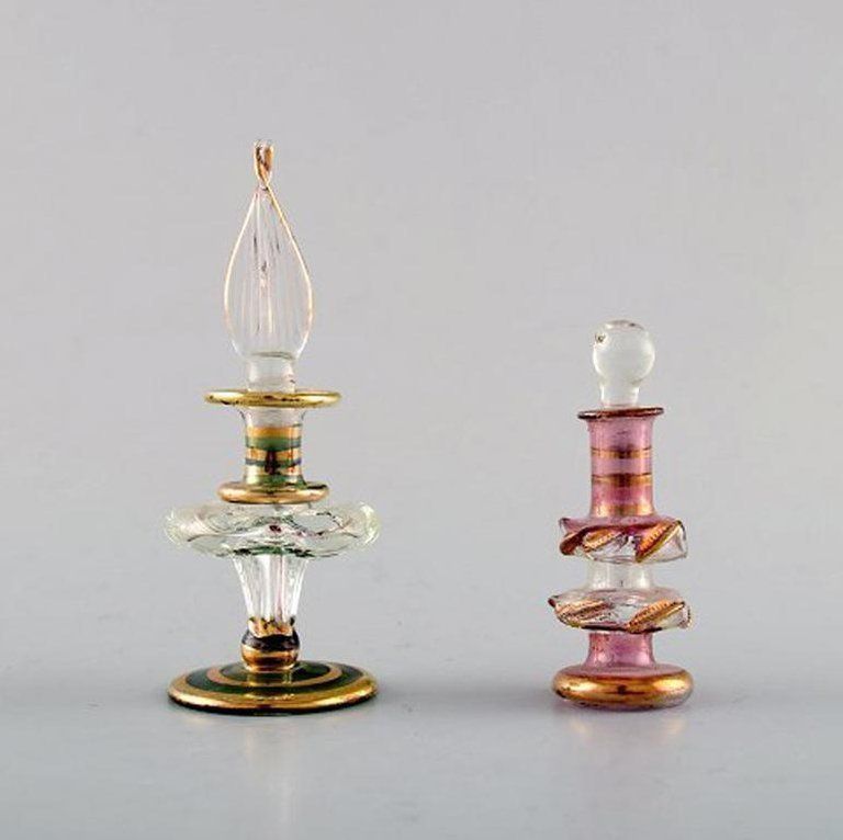 Large Collection Of Italian Flacons In Mouth Blown Art Glass, 1930s 1940s photo furniture