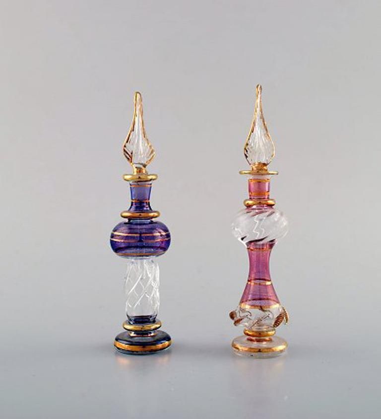 Large Collection Of Italian Flacons In Mouth Blown Art Glass, 1930s 1940s photo for sale