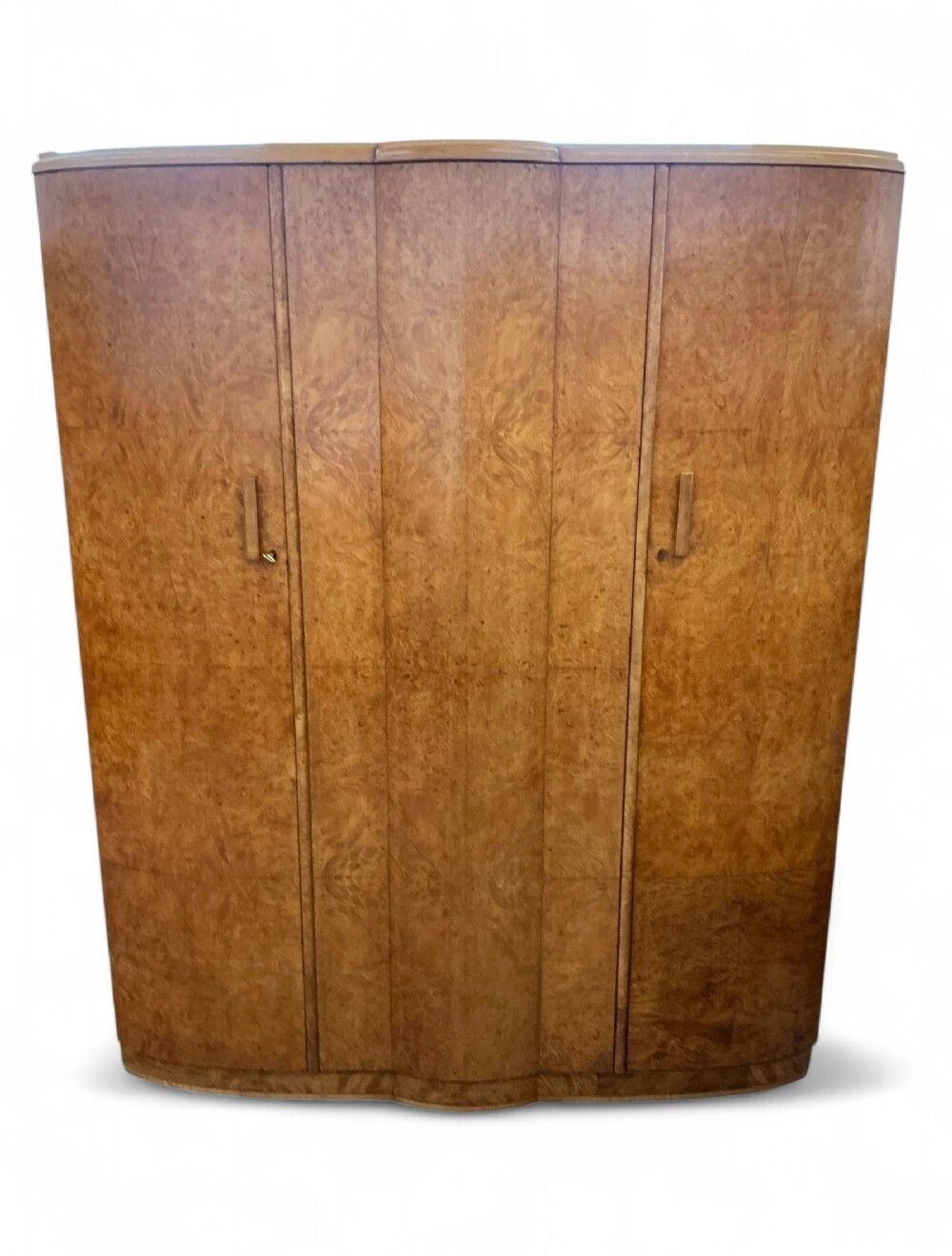 Art Deco Triple Wardrobe, 1930s