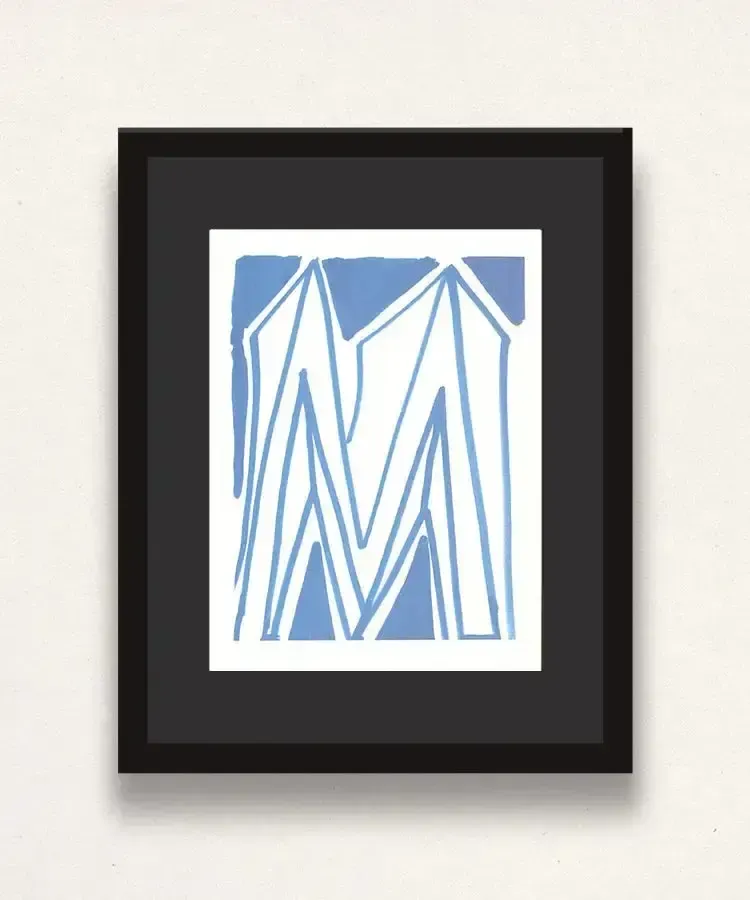 David Hockney, 'M' From 'Hockney's Alphabet', 1991 photo for sale