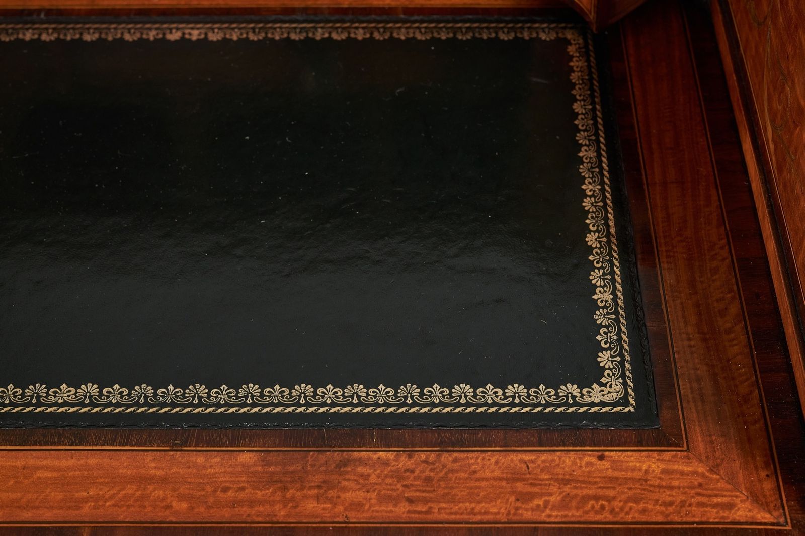 Sheraton Revival Satinwood  Carlton House Desk photo buy