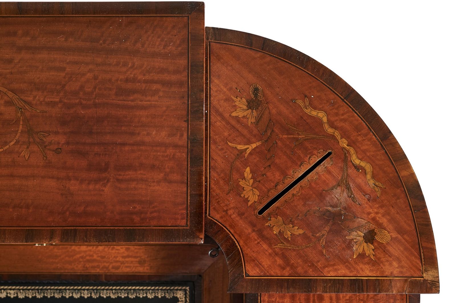 photo furniture Sheraton Revival Satinwood  Carlton House Desk
