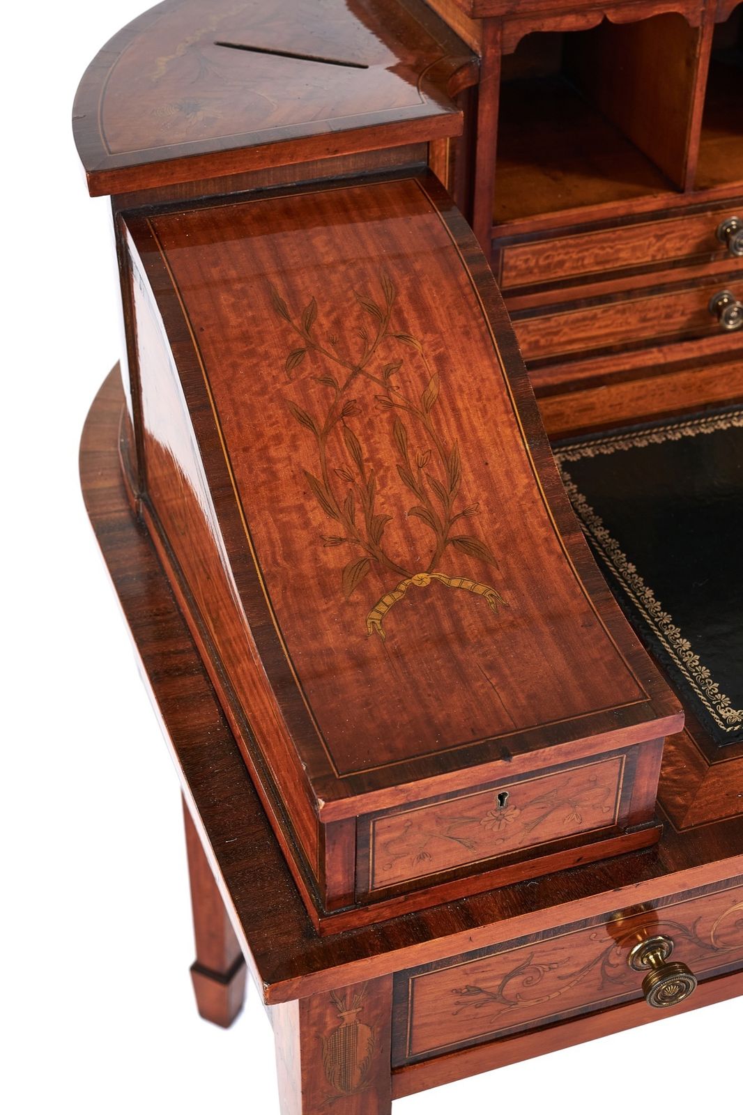 photo vinterior Sheraton Revival Satinwood  Carlton House Desk