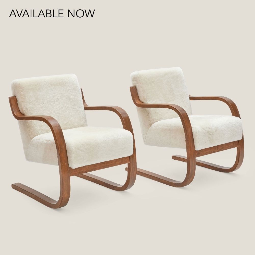 Pair Of Armchairs Model 402 – Alvar Aalto photo vinterior