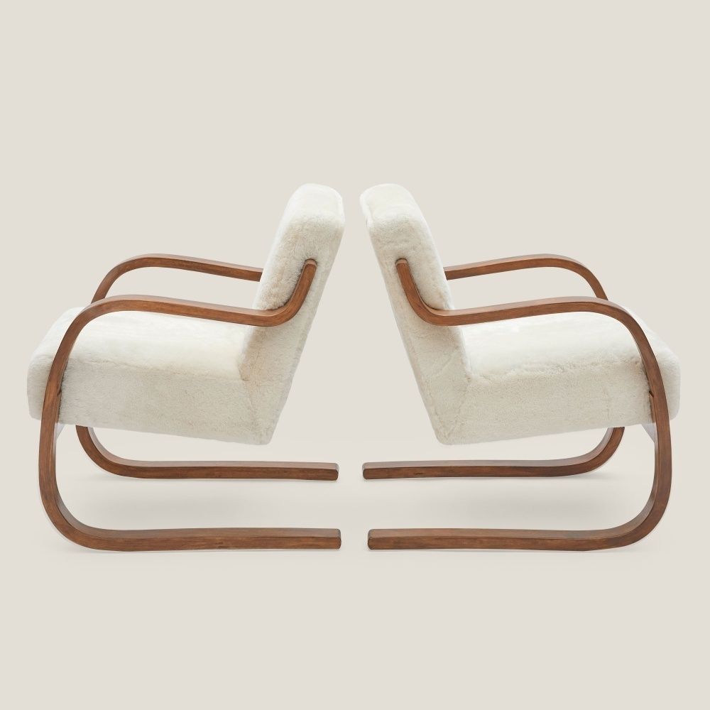 photo for sale Pair Of Armchairs Model 402 – Alvar Aalto