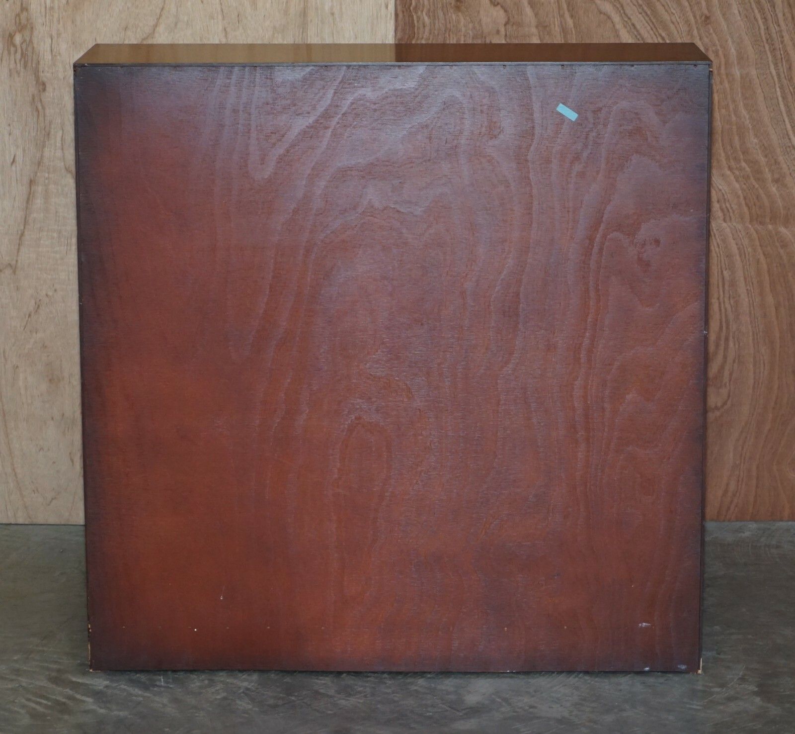 photo furniture Pair Of Shaws Of London Flamed Mahogany Dwarf Open Library Bookcases Part Suite