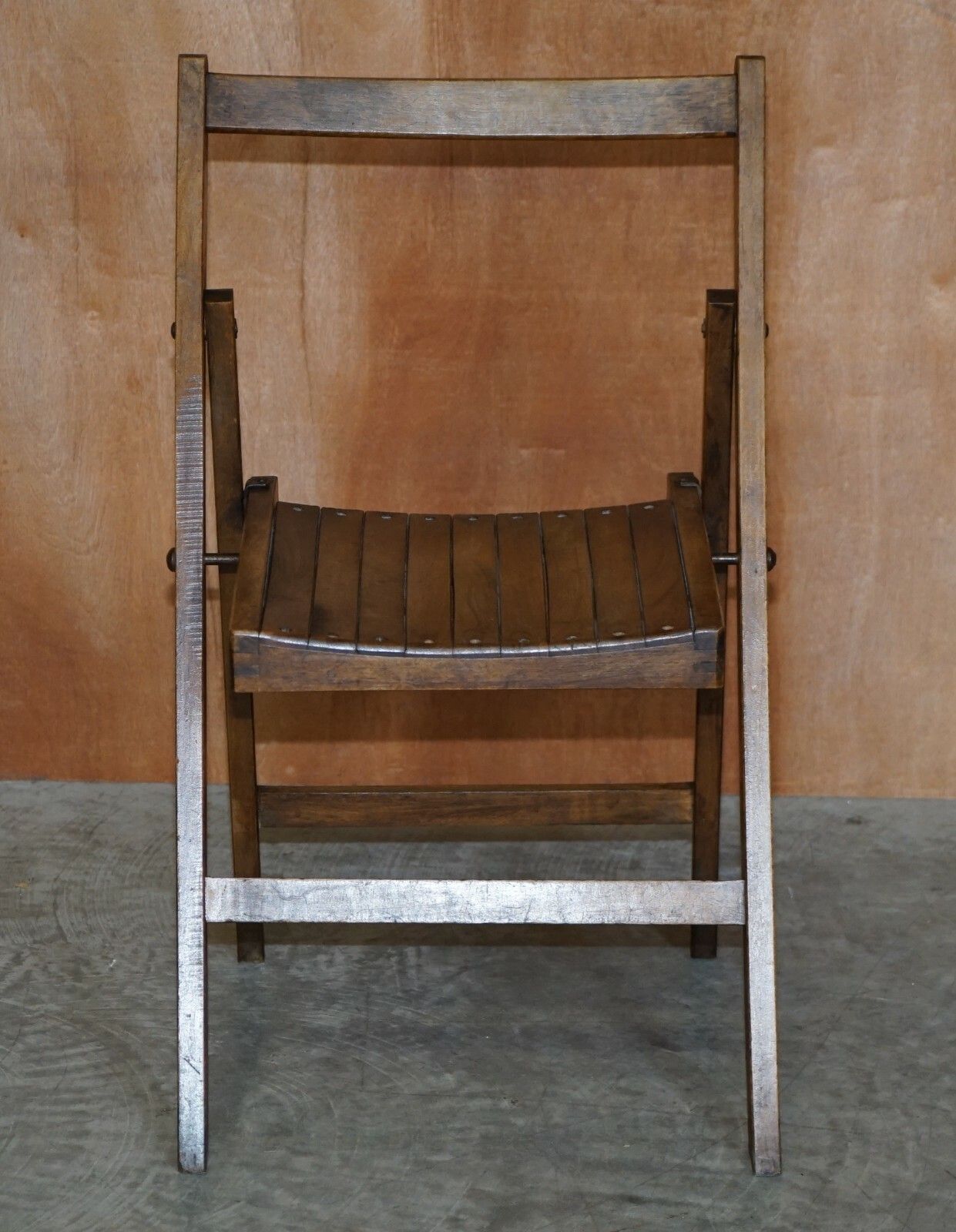 Suite Of Six English Oak Circa 1900 1920 Folding Steamer Chairs Stunning Patina photo 1800.0