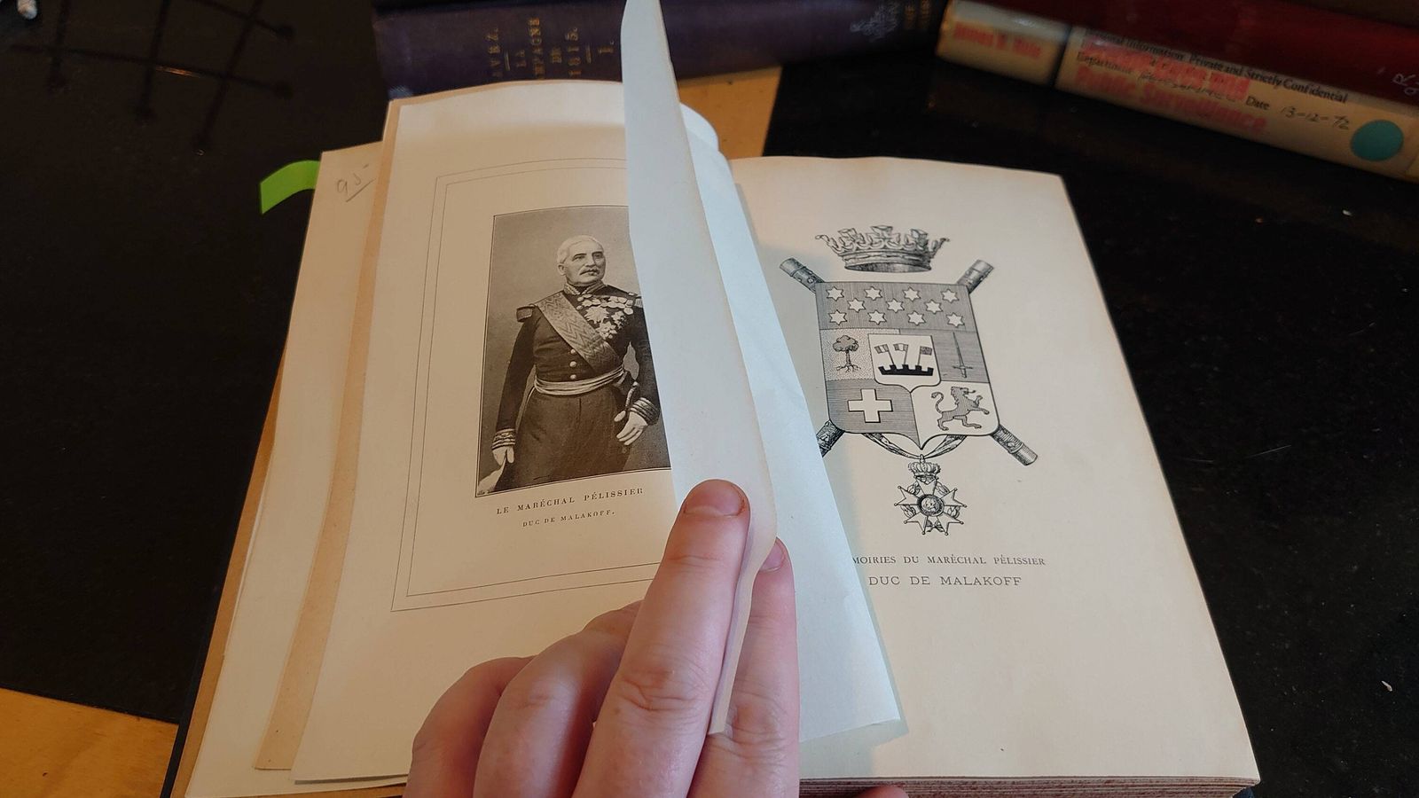 Le Maréchal Pélissier, Duc De Malakoff. [Leatherbound Hardback] Victor Bernard Derrécagaix And Jean Jacques Amable Pélissier photo Home Decor
