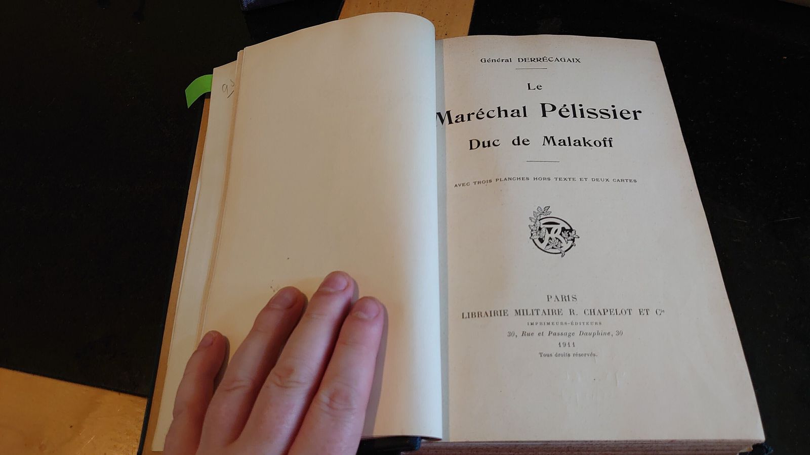 Le Maréchal Pélissier, Duc De Malakoff. [Leatherbound Hardback] Victor Bernard Derrécagaix And Jean Jacques Amable Pélissier photo 120.0