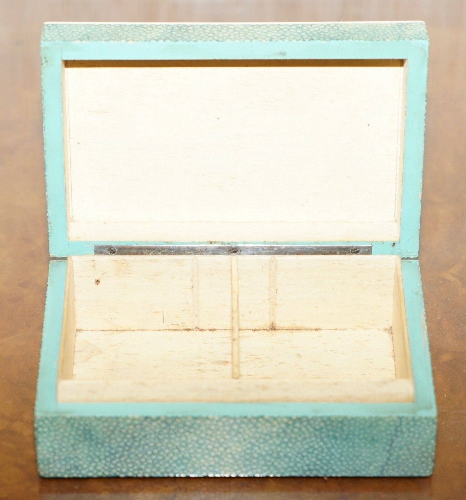 1500.0 1927 Shargreen Cigarette Box Given To Jockey Bernard Brownie Carslake Shark Skin photo