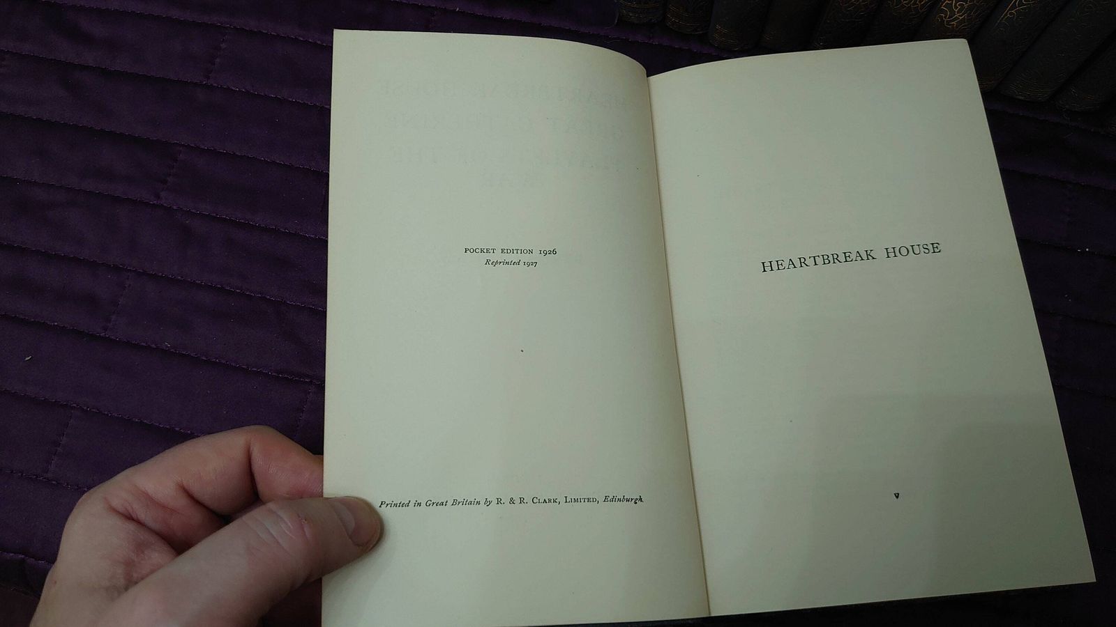 Plays Of George Bernard Shaw   13 Books!   Excellent Condition   Blue Soft Leather Bound   20s Print photo buy