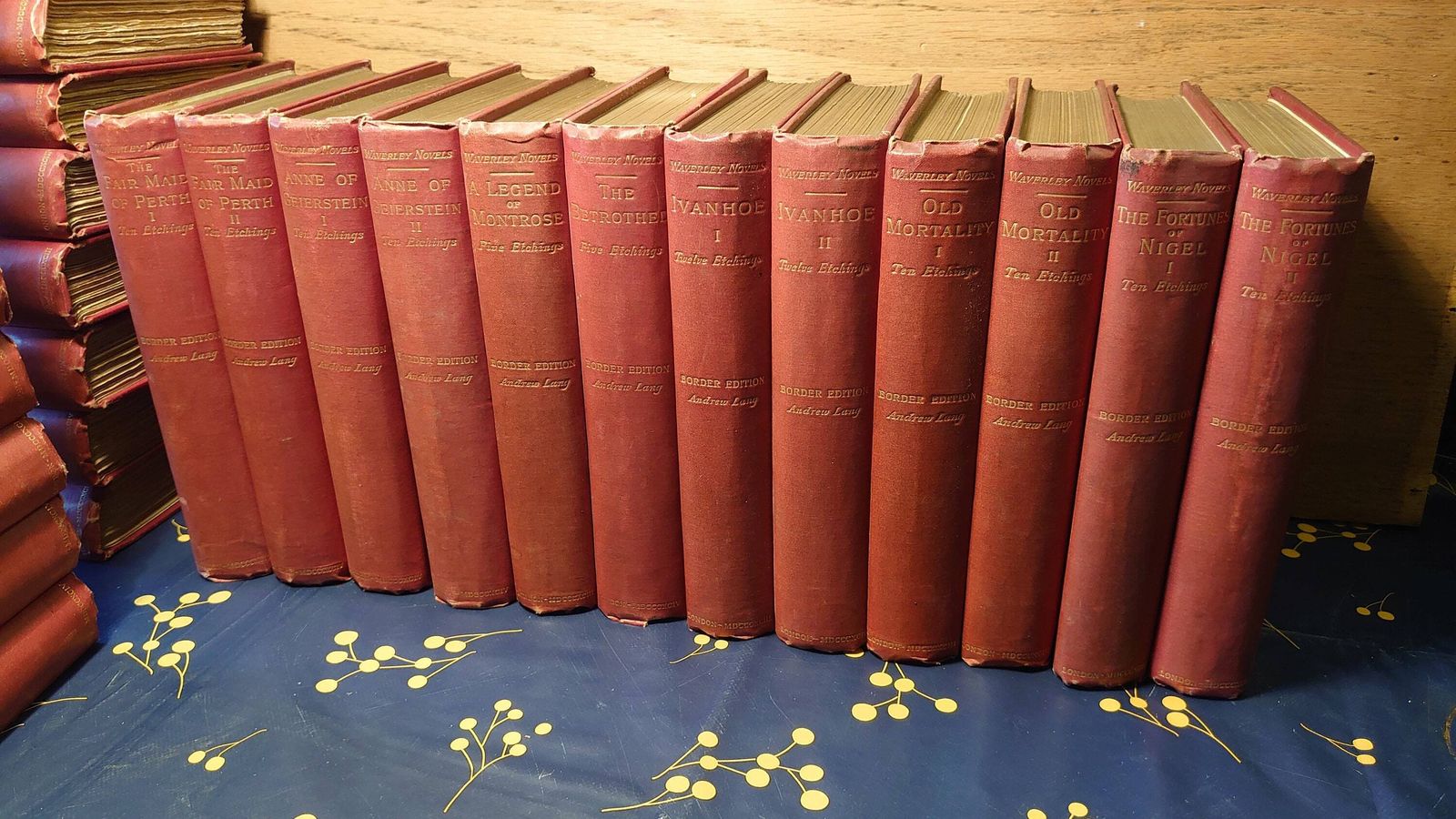 Entire Waverley Works Of Sir Walter Scott   The Waverley Novels   Border Edition   All 48 Volumes   1892 3 photo 430.0