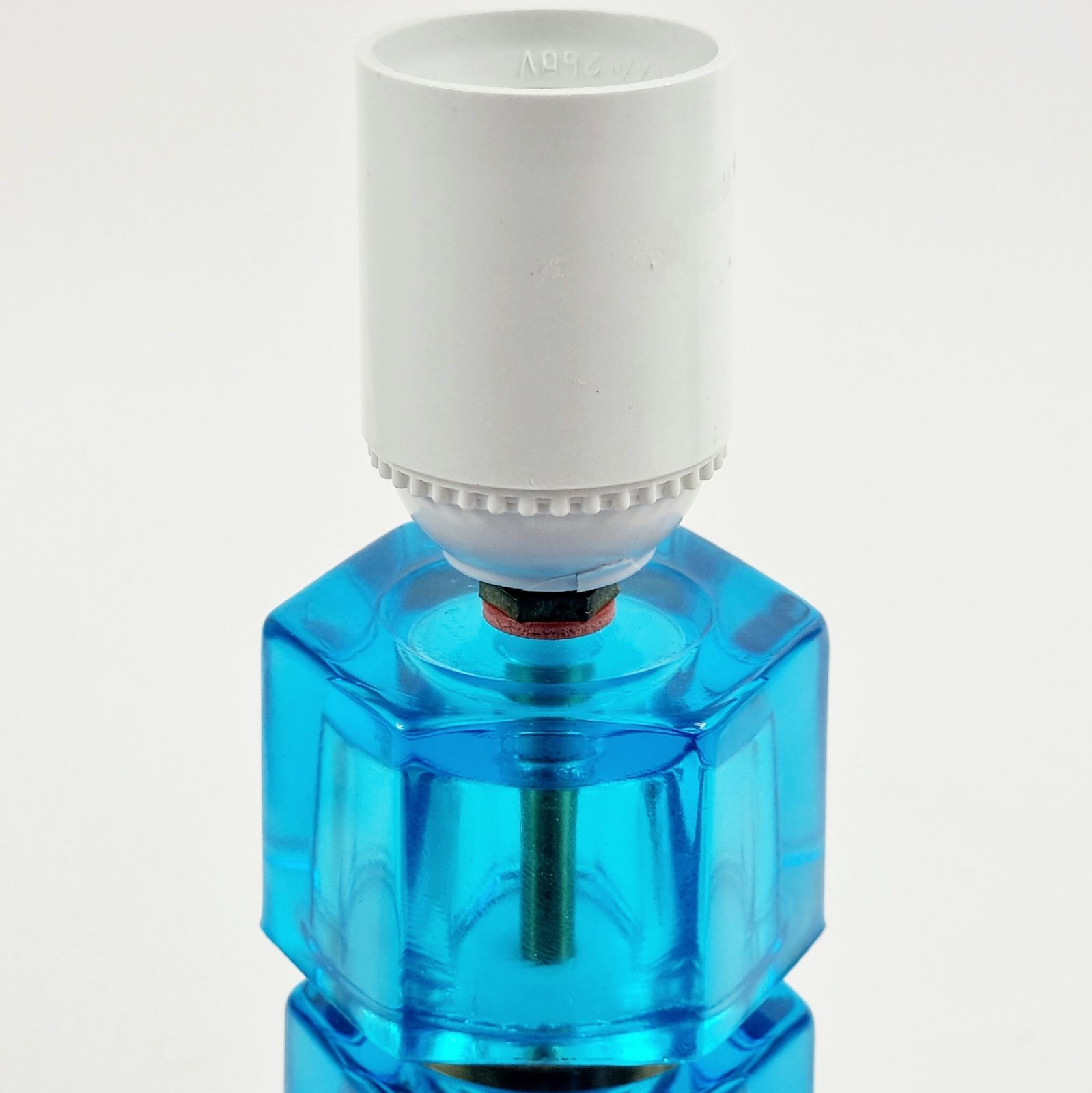 Mid Century Scandinavisch Glas  En Messing Tafellampje Van Carl Fagerlund Voor Orrefors, Zweden, Jaren 1960 photo Verlichting