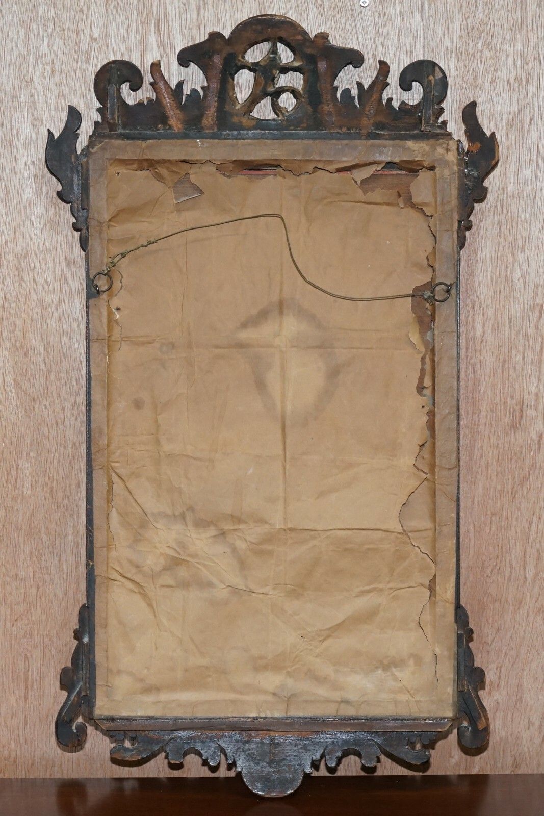photo for sale Stunning Georgian Circa 1760 Thomas Chippendale Phoenix Mirror Giltwood Mahogany