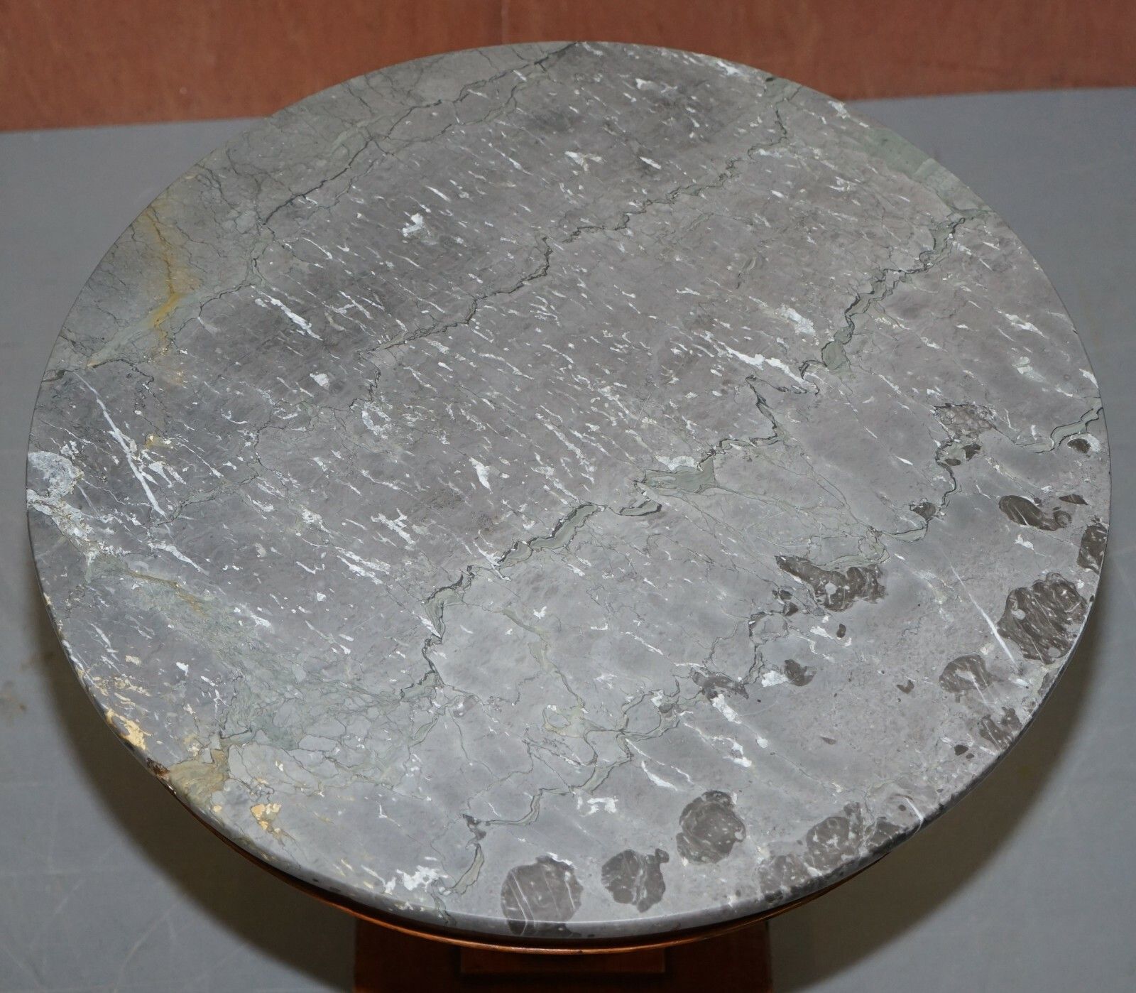 Stunning Napoleon III French Empire Revival Occasional Centre Table Marble Top photo vintage