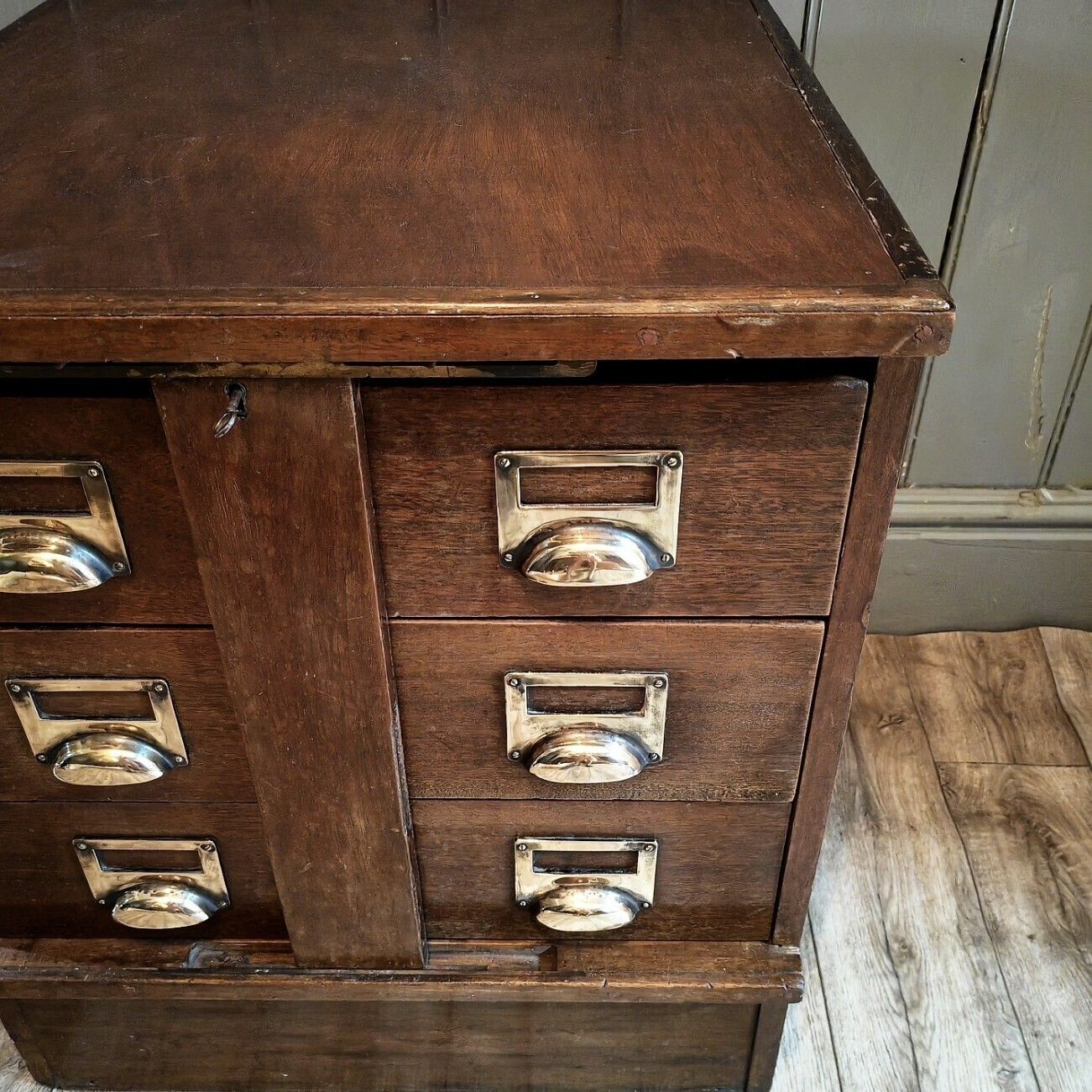 Antique Bank Teller Drawer's, 1940s photo Furniture