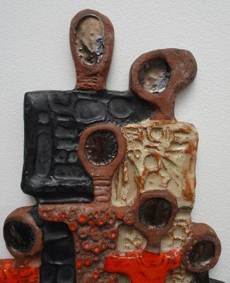 Belgian Ceramic Wall Art By Rogier Vandeweghe For Perignem, 1950s photo buy