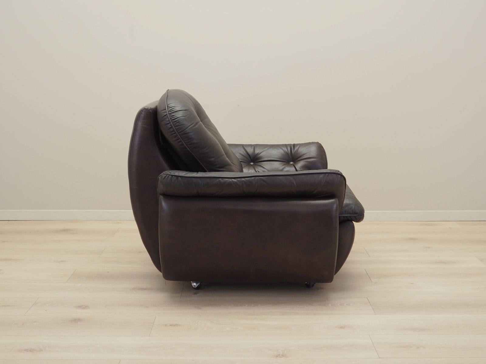 Fauteuil Met Wieltjes, Italiaans Design, Jaren 1970, Productie: Italië photo vintage