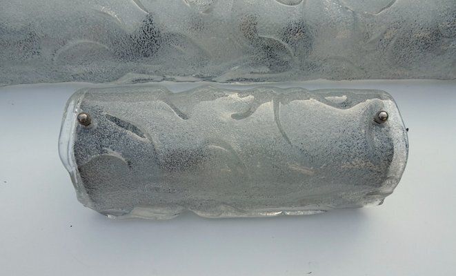 photo furniture Large Wall Lamps In Glass From Rzb Leuchten, 1970s, Set Of 3