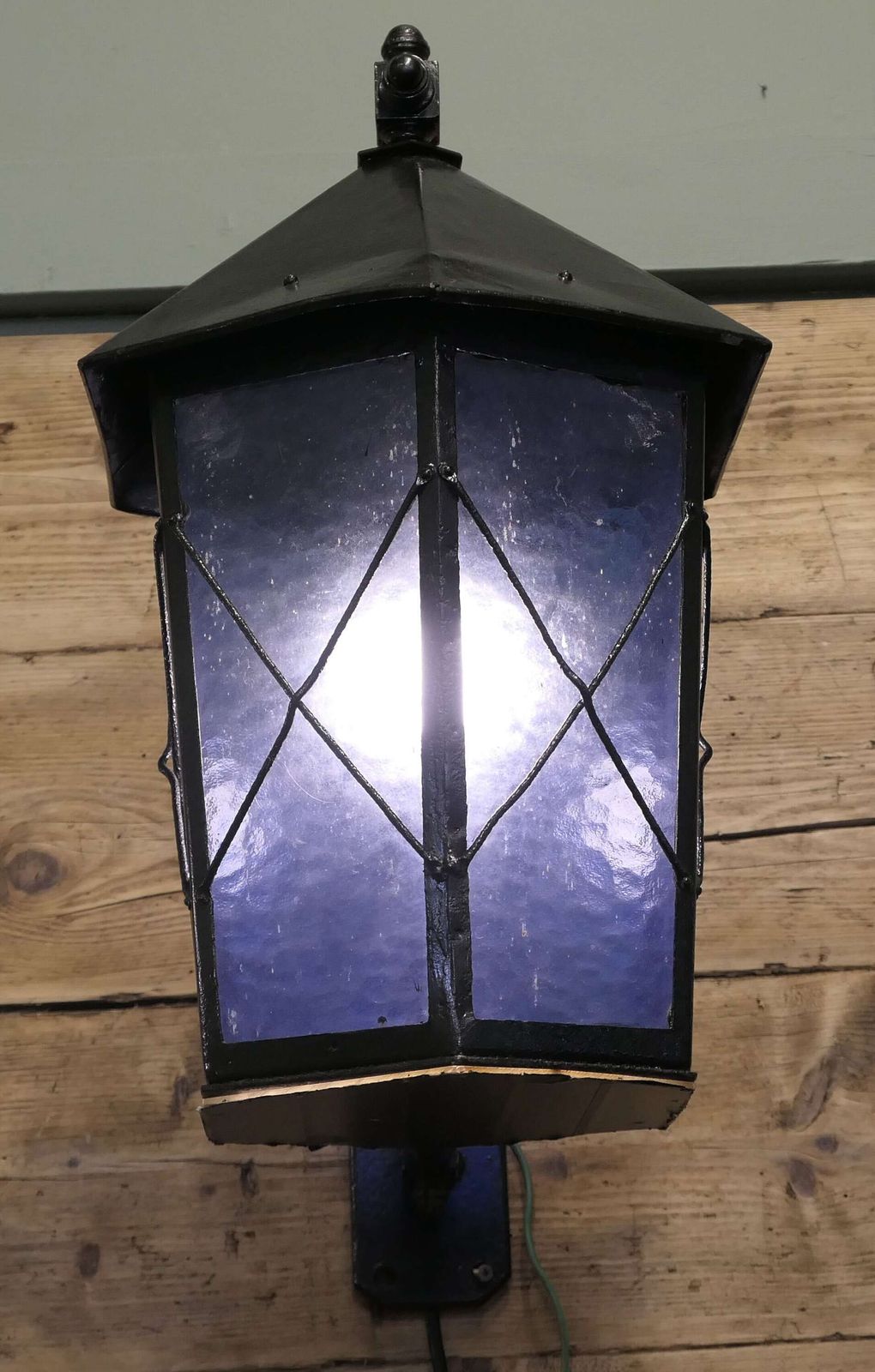 A Large Pair Of Entrance Door Wall Lights, Wall Lanterns photo for sale