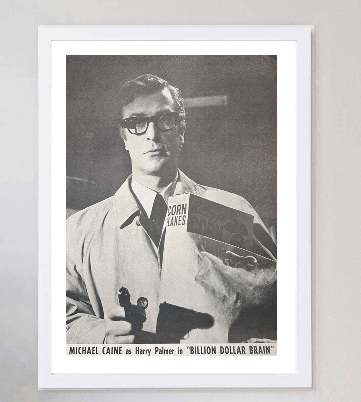 The Billion Dollar Brain   Michael Caine Original Vintage Poster photo for sale