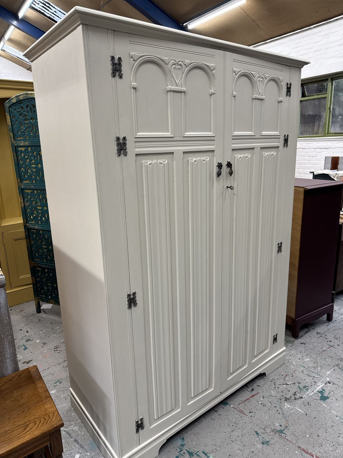 Beautiful Old Charm Vintage Wardrobe Fusion Newell photo furniture