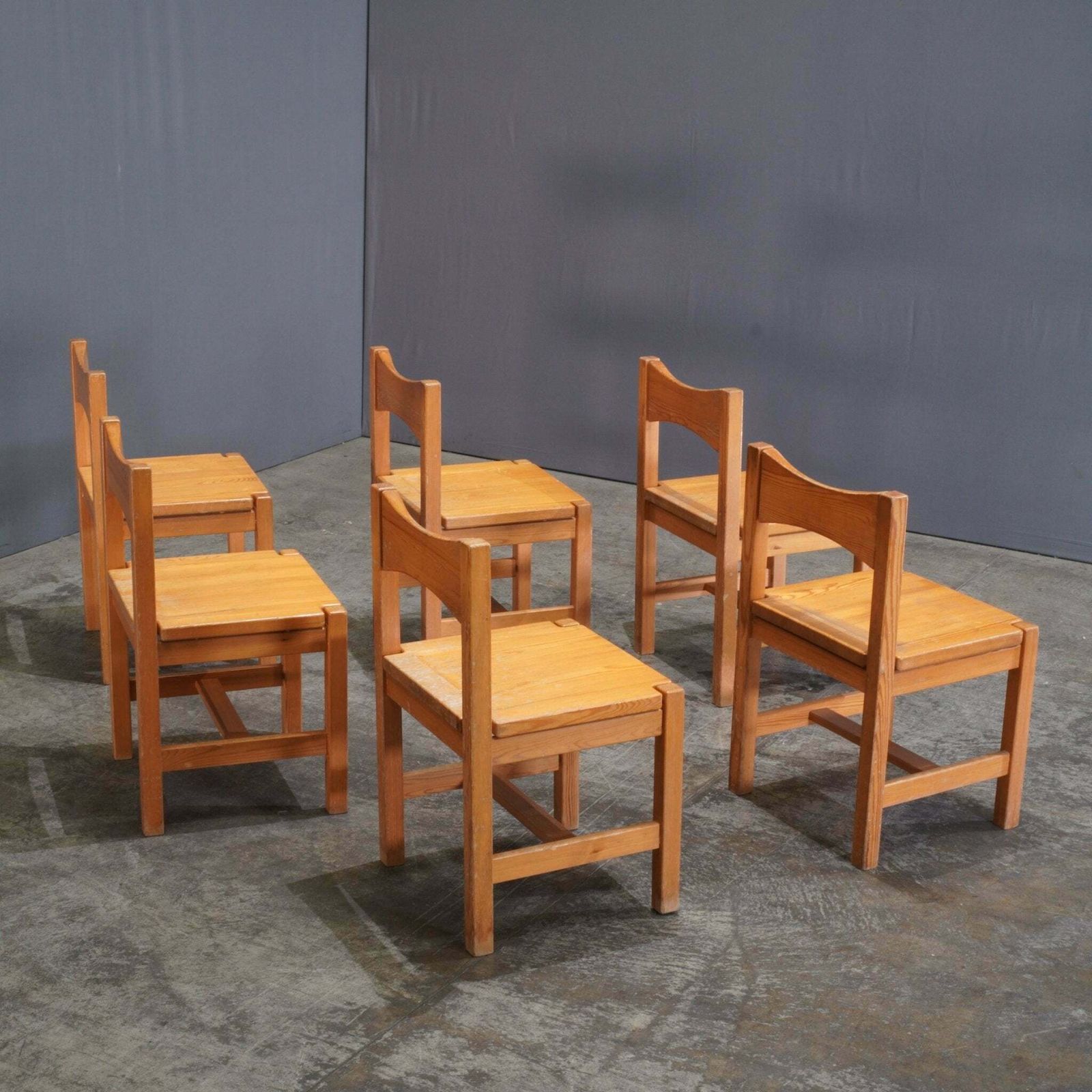 Vintage Hongisto Chairs By Ilmari Tapiovaara For Laukaan Puu, Set Of Five photo vintage