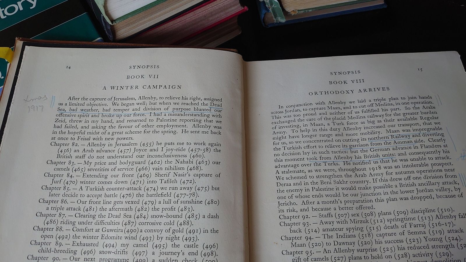 Seven Pillars Of Wisdom [Hardcover] Lawrence T.E. And Kennington, Eric, Et. Al. photo vintage