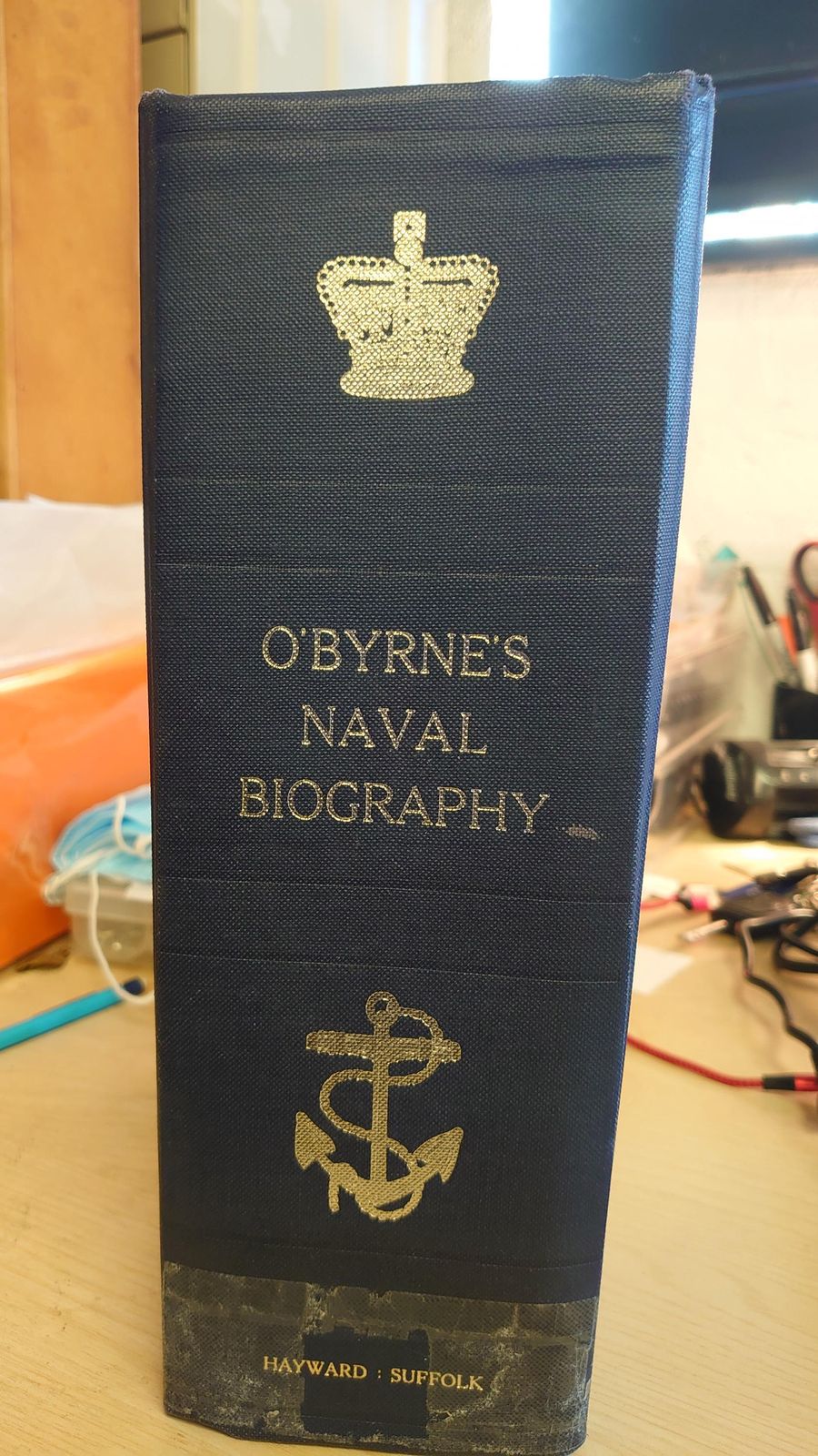 O'byrne's Naval Biography   Every Living Office In Her Majesty's Navy   1986 Reprint   Hayward   Good To Very Good Condition photo furniture
